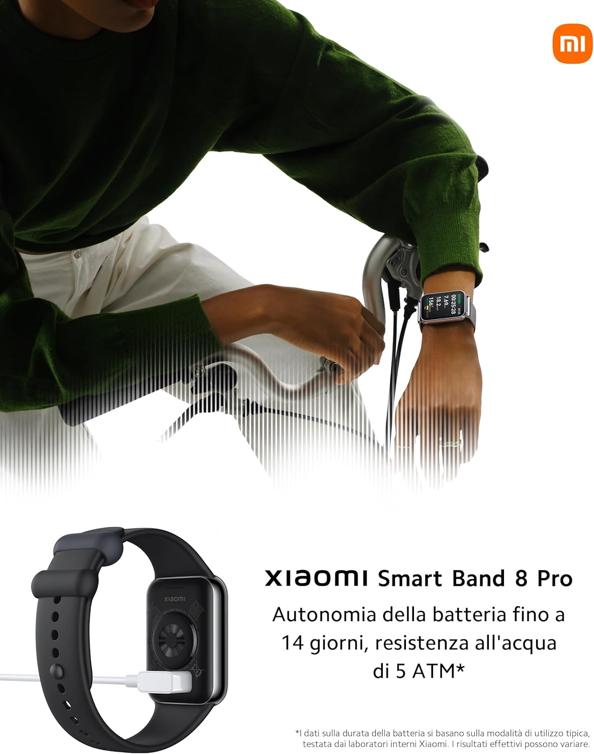 Xiaomi Smart Band 8 Pro - Schermo AMOLED 1.74", Grigio - immagine 7
