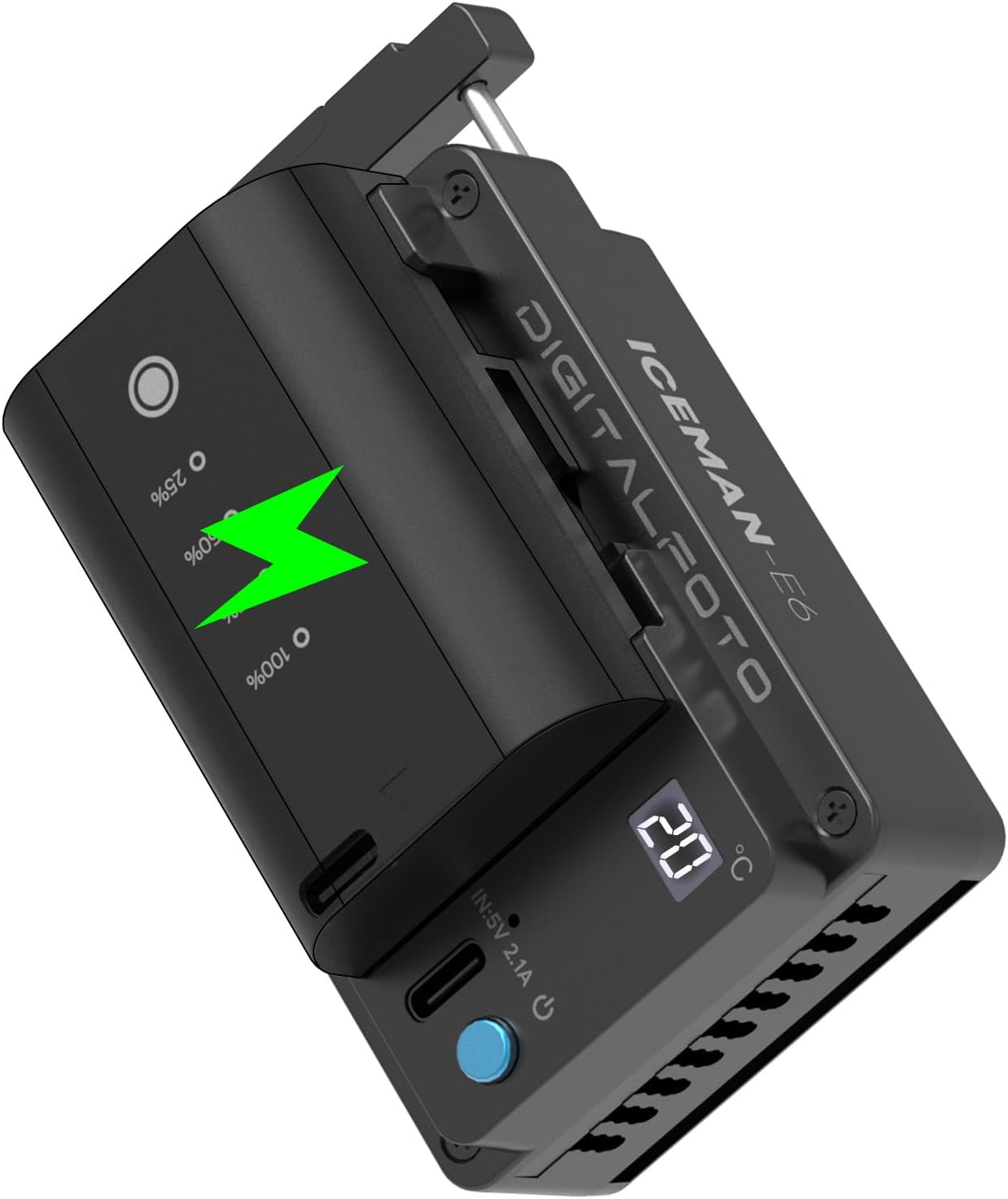 ICEMAN-E6 - Raffreddatore per Fotocamera + Batteria LP-E6P - immagine 1