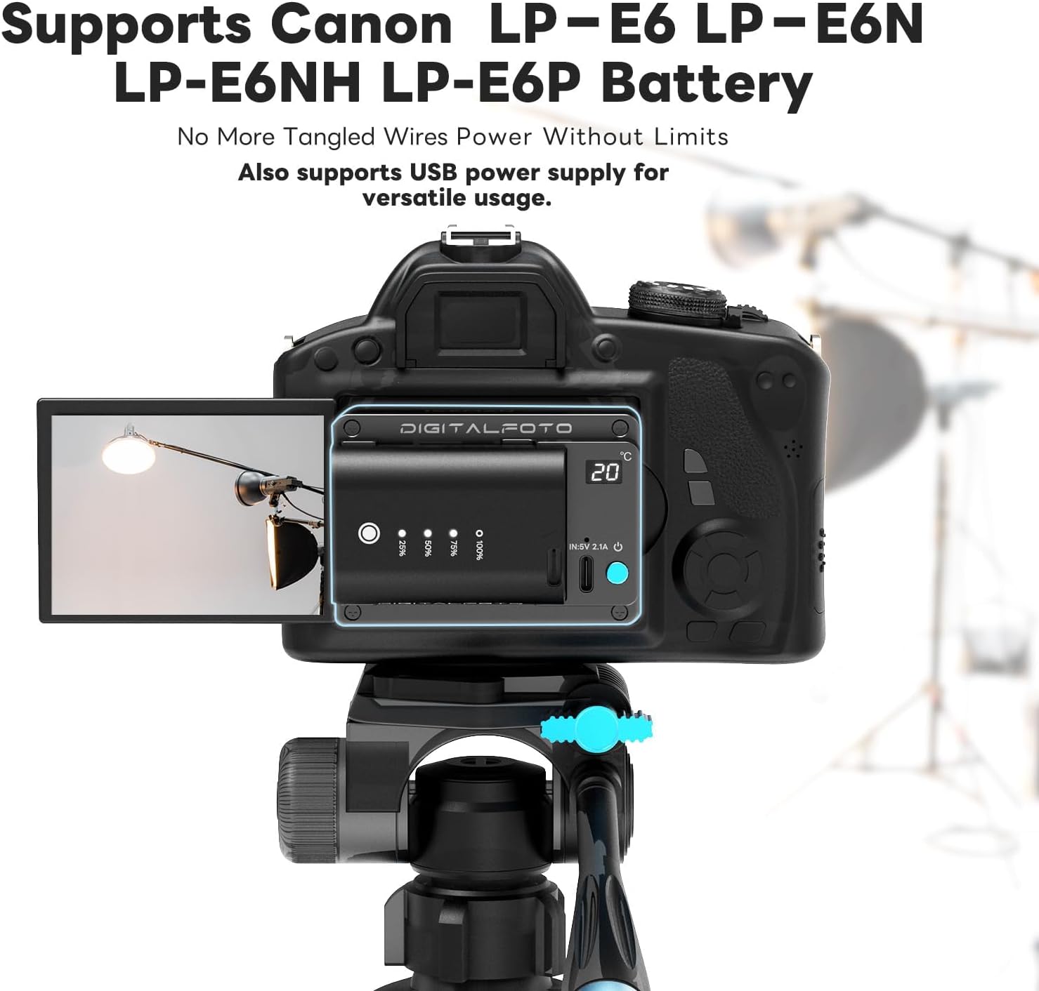 ICEMAN-E6 - Raffreddatore per Fotocamera + Batteria LP-E6P - immagine 2