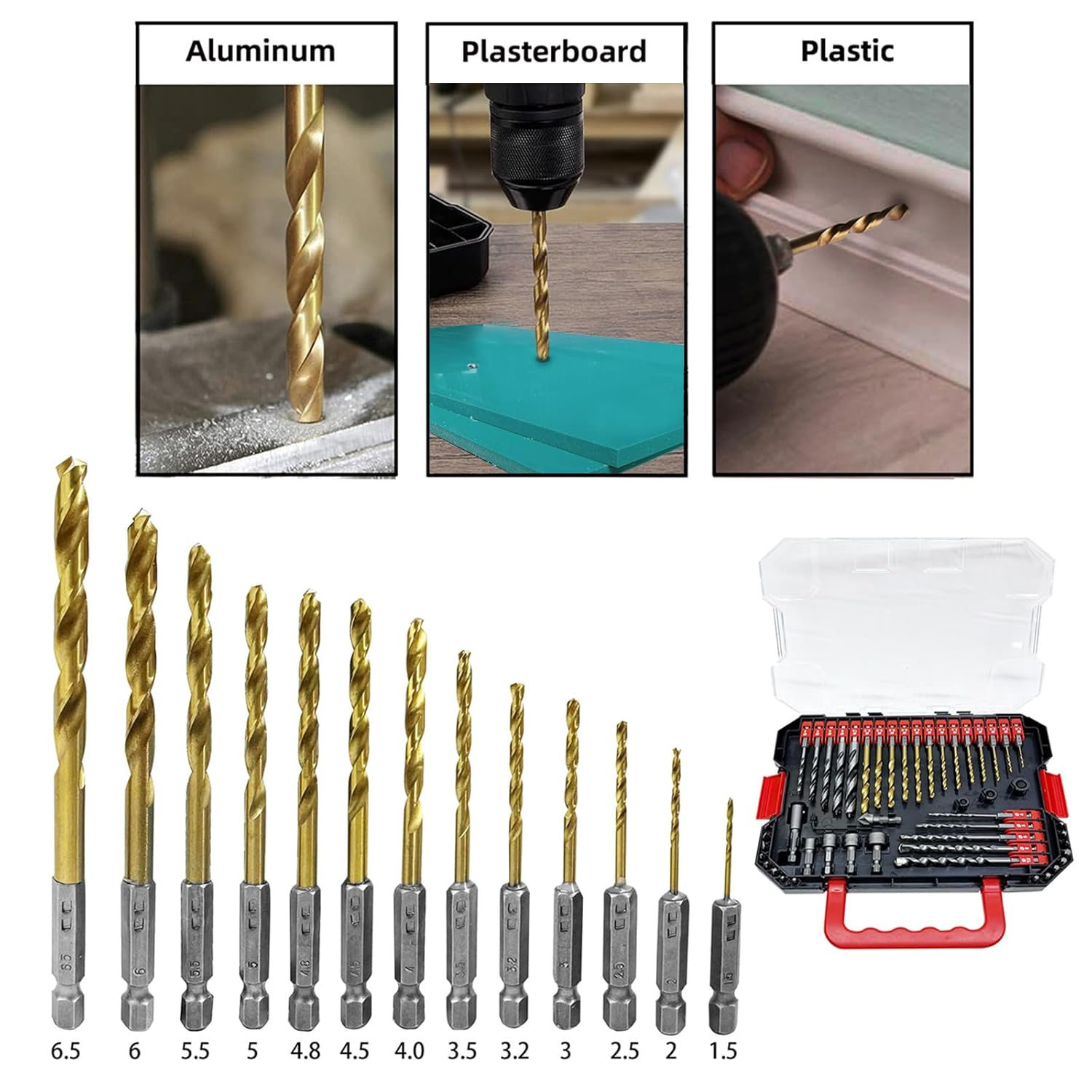 Greywolf Set Punte per Trapano e Avvitatore 49 pezzi - immagine 3