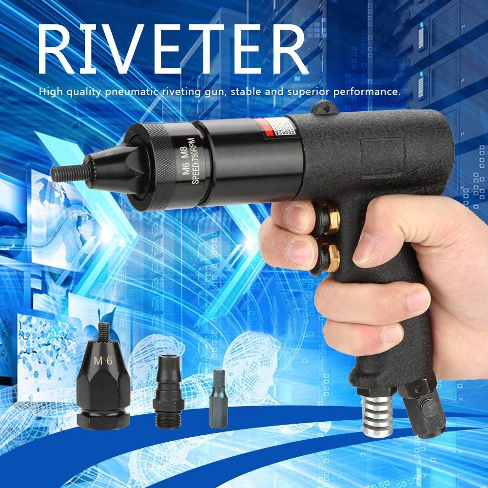 Rivettatrice Pneumatica per Dadi M6/M8 - immagine 3