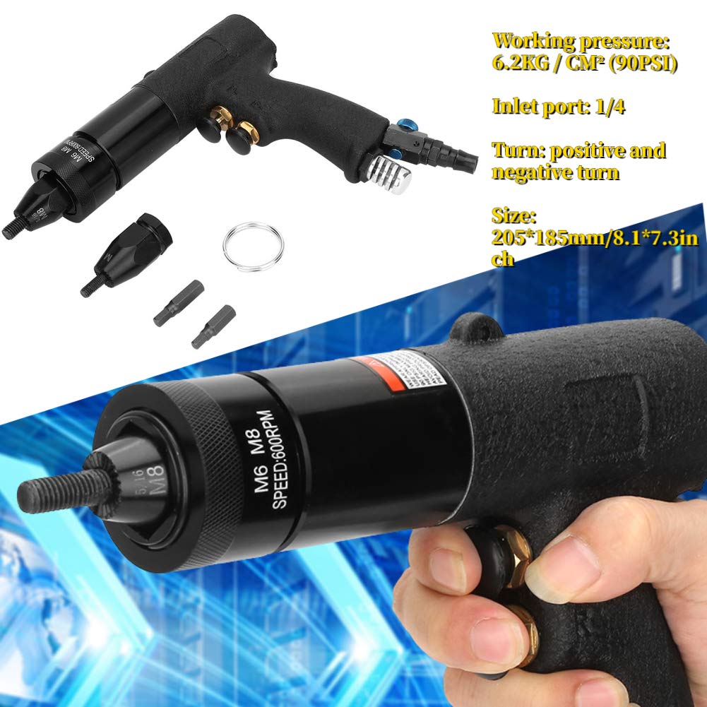 Rivettatrice Pneumatica per Dadi M6/M8 - immagine 5