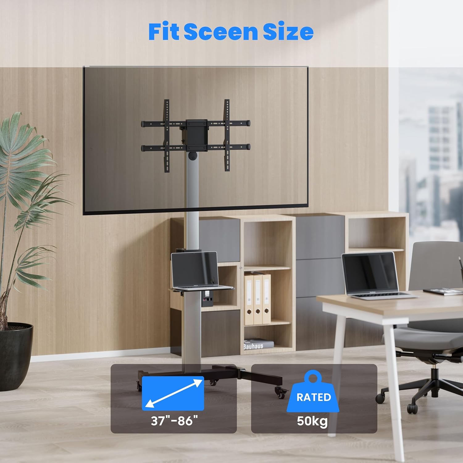 Conecto LM-FS02E - Supporto TV con Ruote - immagine 2