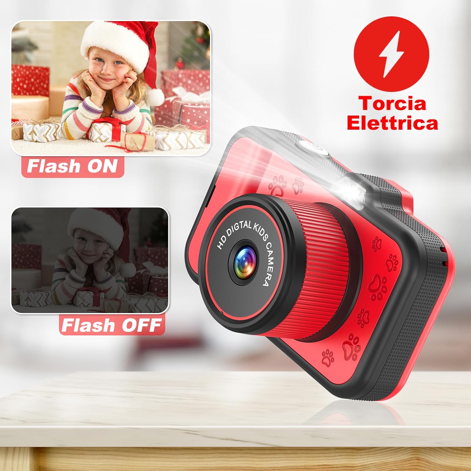 Macchina Fotografica Bambini con Schermo 3,5" HD - immagine 4