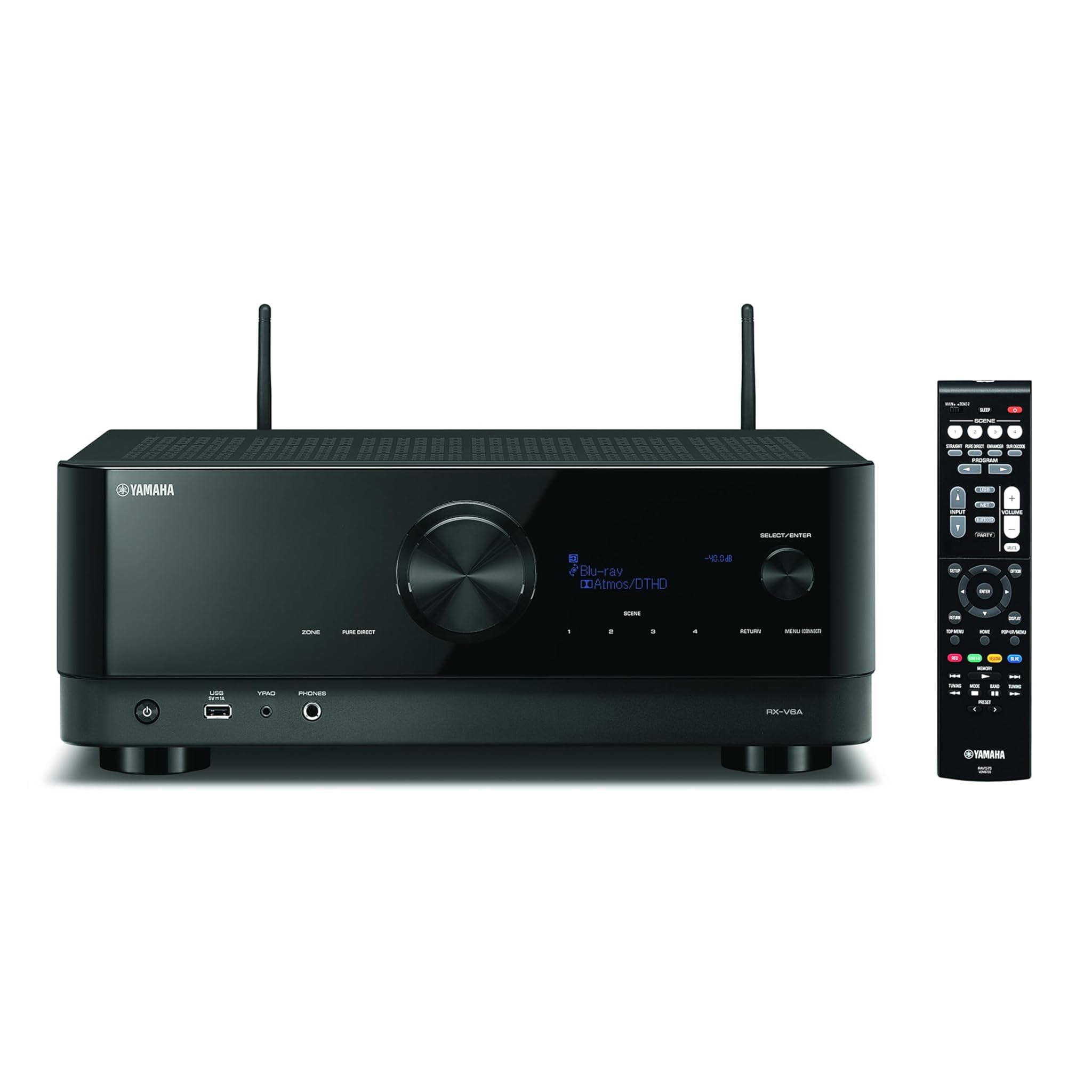 Yamaha RX-V6A - Sintoamplificatore AV 7.2 Canali, Nero
