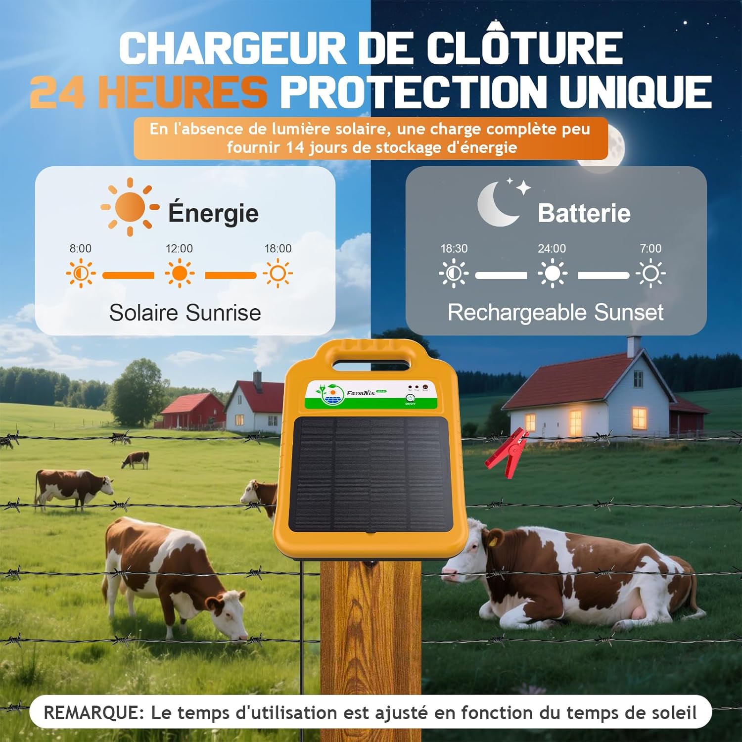 Pastore Elettrico Solare 16 KM, 0.2J 8KV - immagine 4