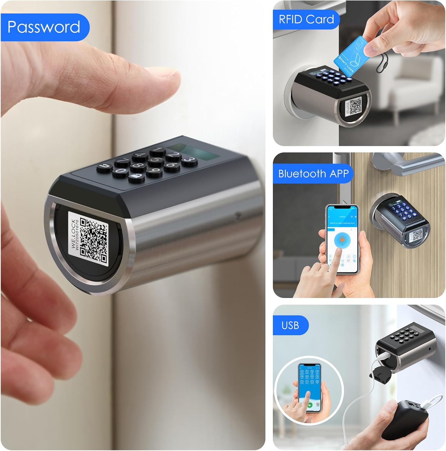 Ruilon Serratura Combinazione Smart IP65 - immagine 2