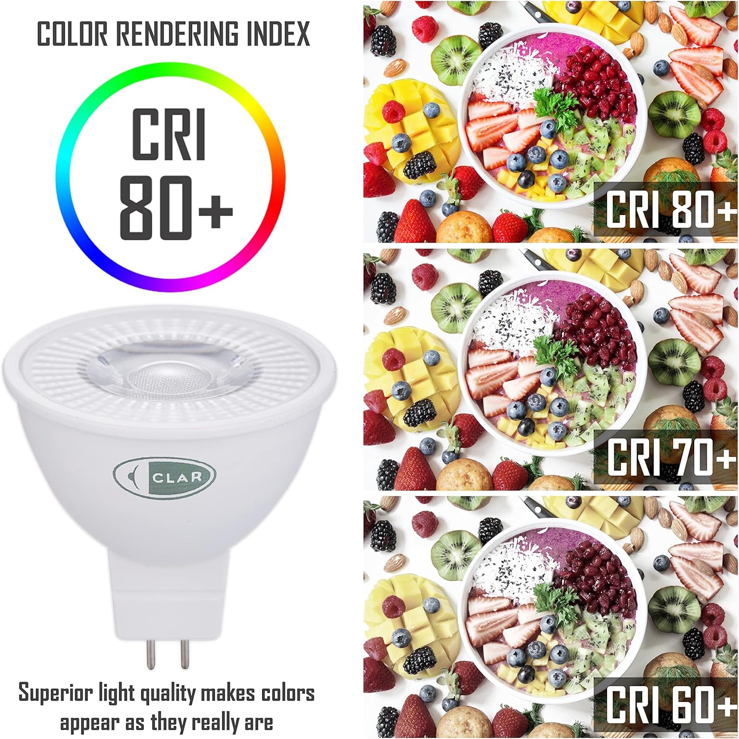 Clar GU5.3 LED 7W - Faretto LED 12V (Pack 10) - immagine 5