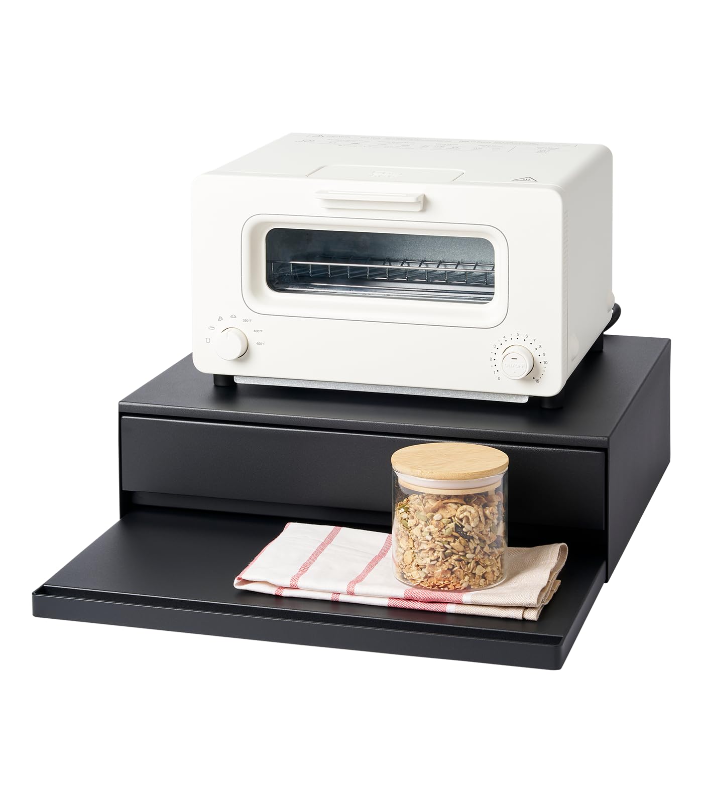 Yamazaki 2008 TOWER - Vassoio Estraibile con Cassetto