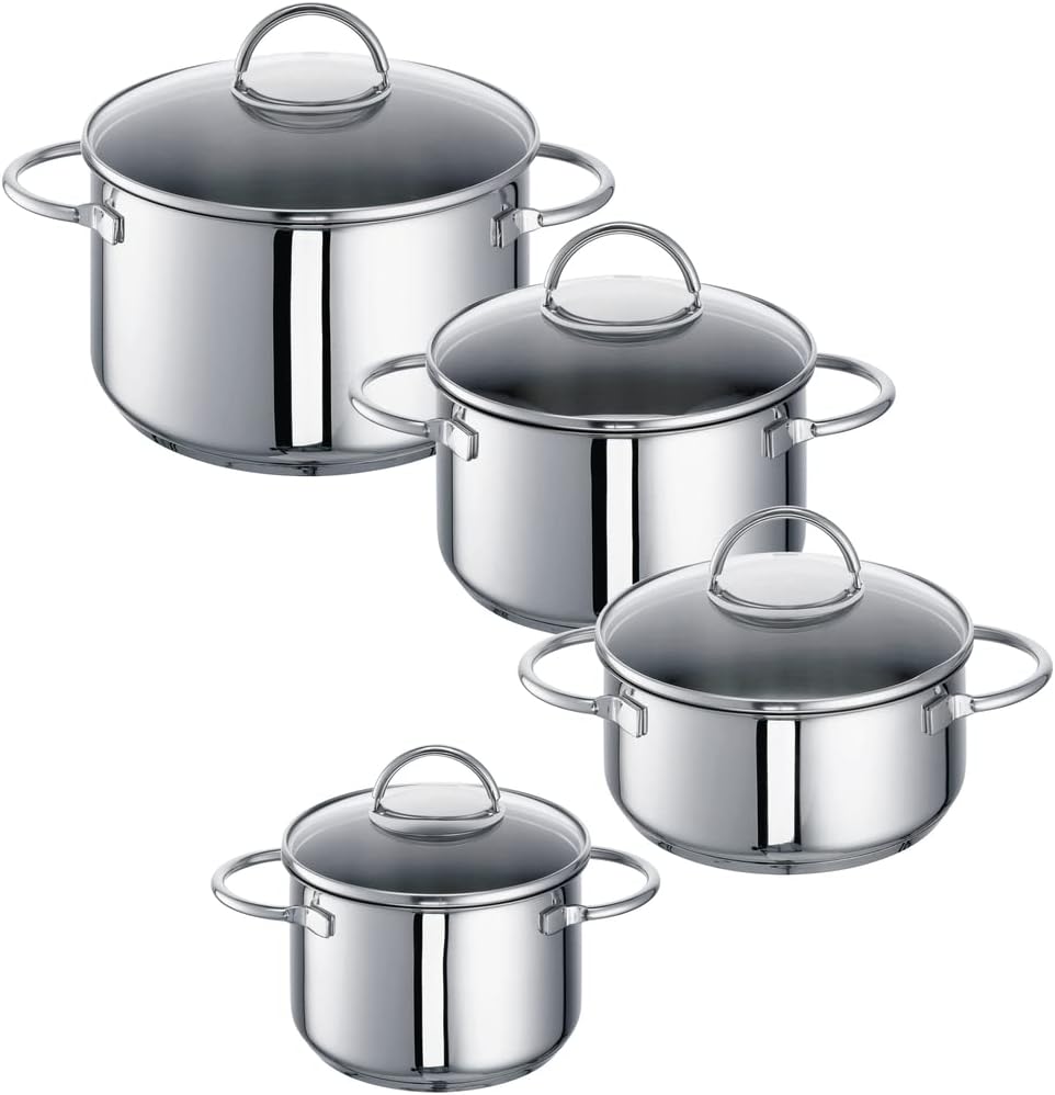 Rohe Germany 253101-04 - Batteria di pentole 4 Pezzi Ravenna