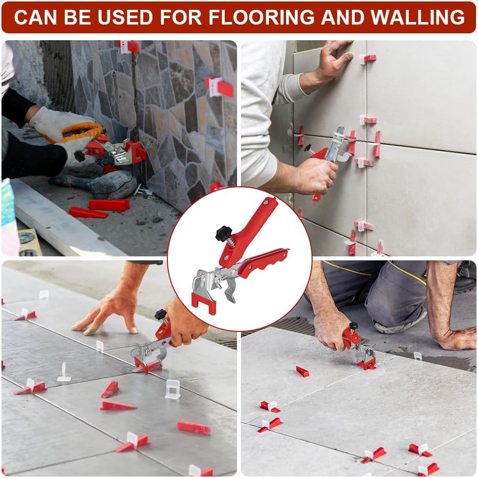 Flintronic Pinze Pavimento Piastrellisti, Rosso - immagine 7