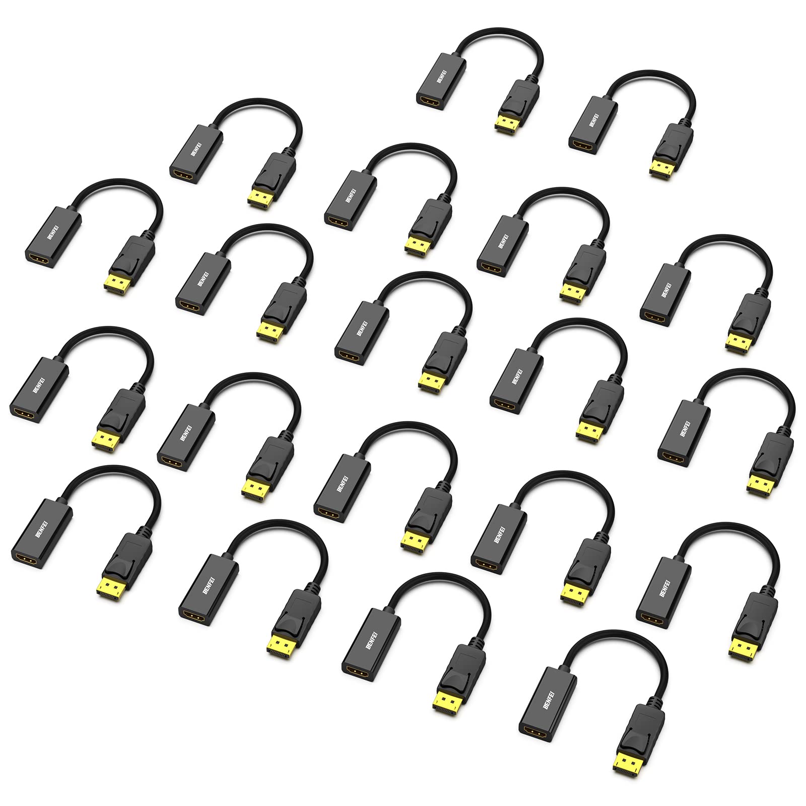 Benfei Adattatore DisplayPort a HDMI 4K (20 pz)
