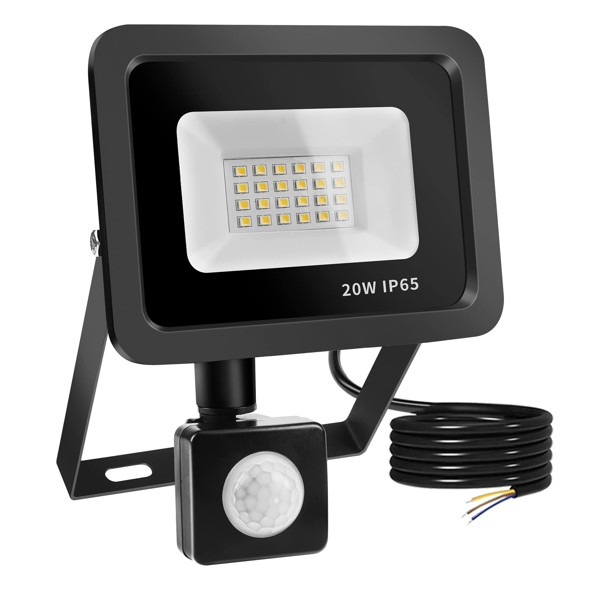 Realky Fari Led da Esterno 20W con Sensore di Movimento