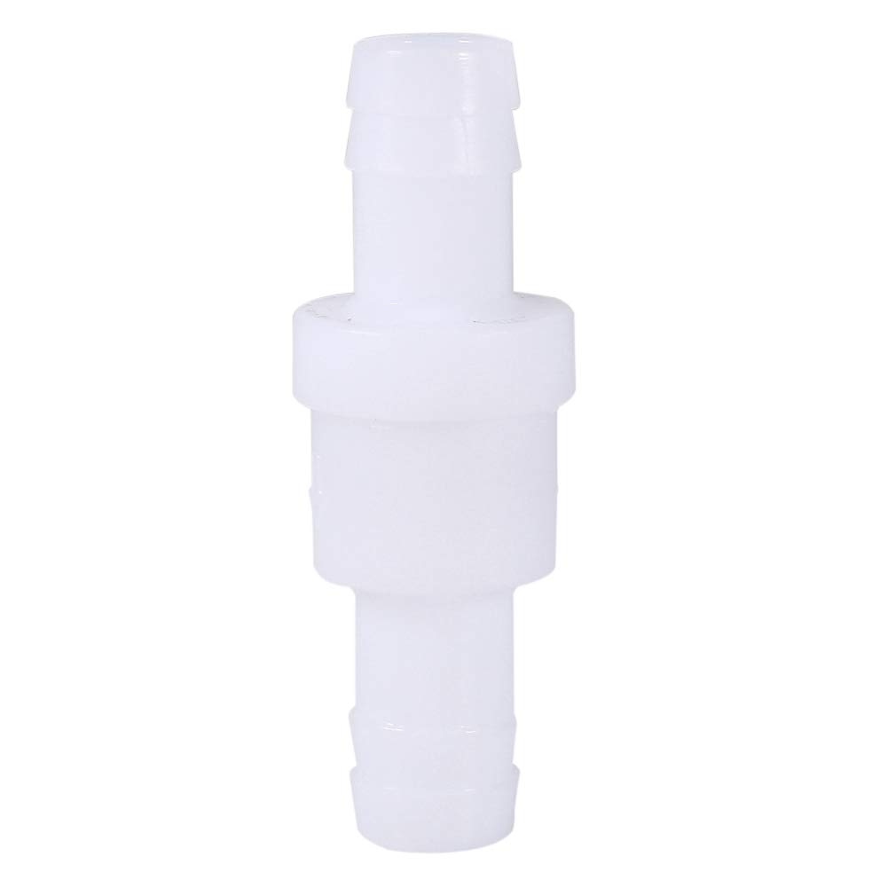 Valvola di Ritegno in Plastica, 12 mm Valvola di Non Ritorno Acqua, Valvola di Ritegno Usa e Getta per Acqua, Carburante, Gas, Aria Liquida