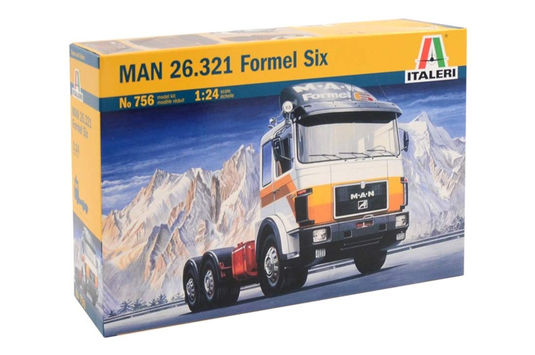 Italeri 0756 - Man 26.321 Formel Six 6x4 Model Kit Scala 1:24