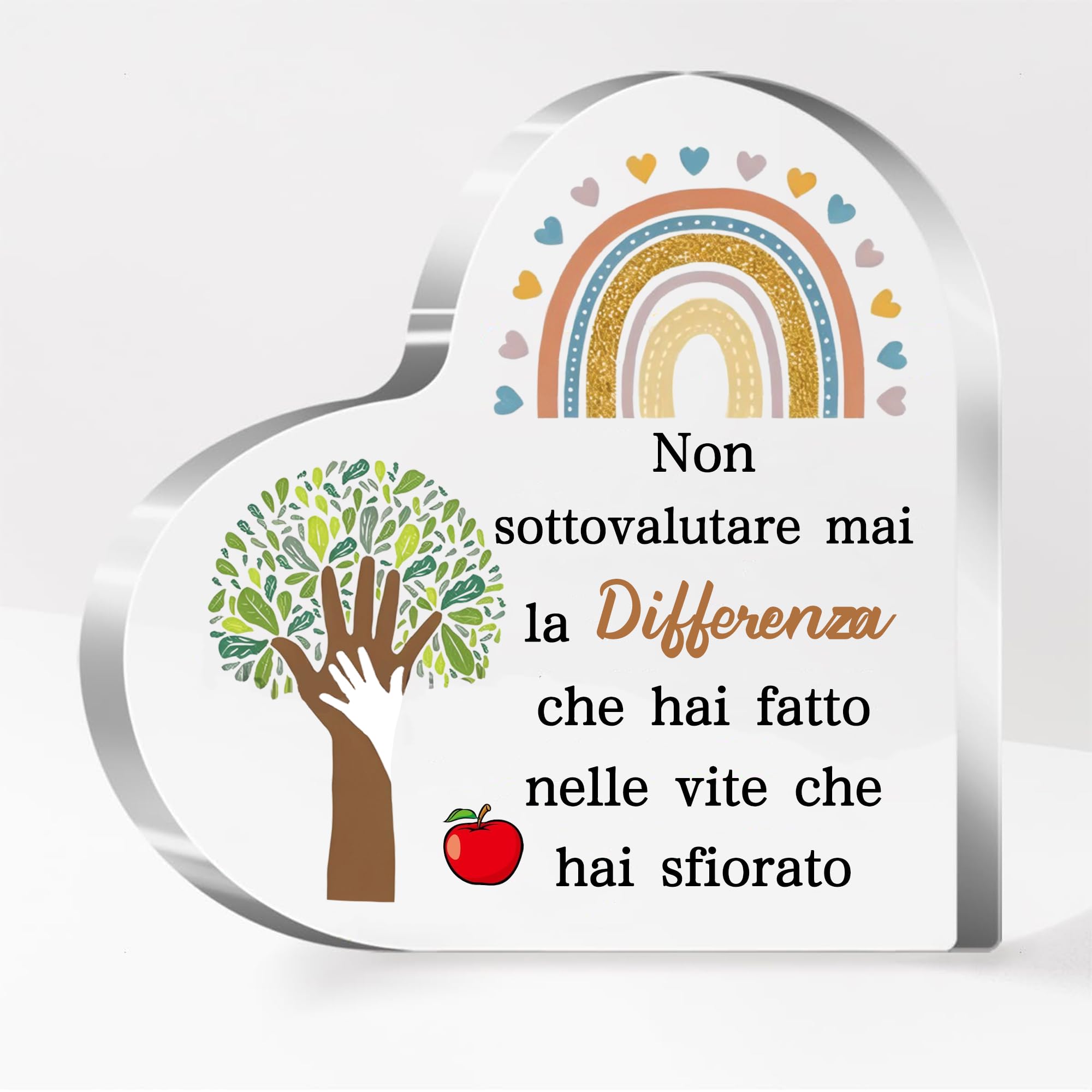 Maestro Targhe e Cartelli Decorativi Acrilico Cuore