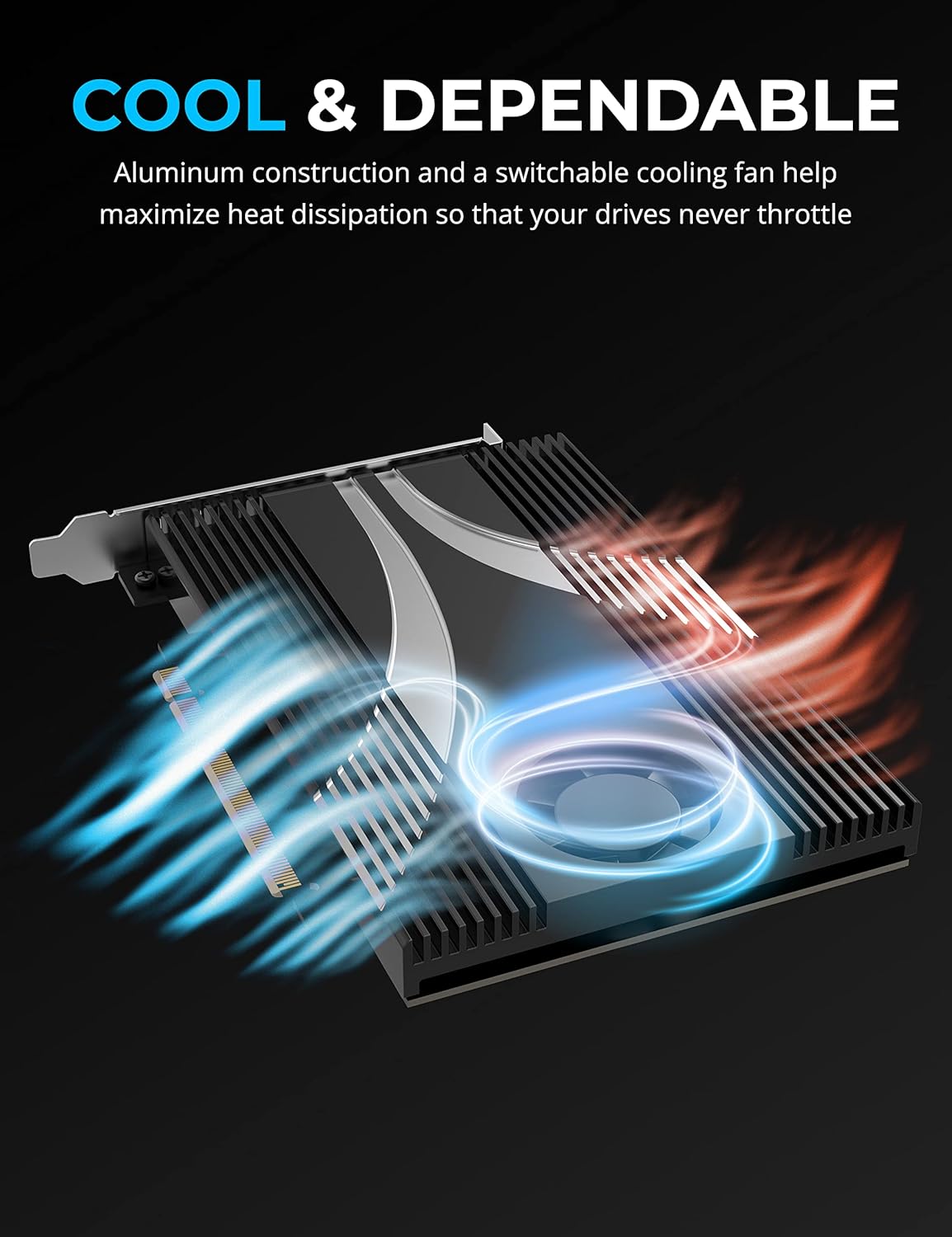 Sabrent Scheda Adattatore 4 Unità SSD NVMe a PCIe 4.0 X16 - immagine 4