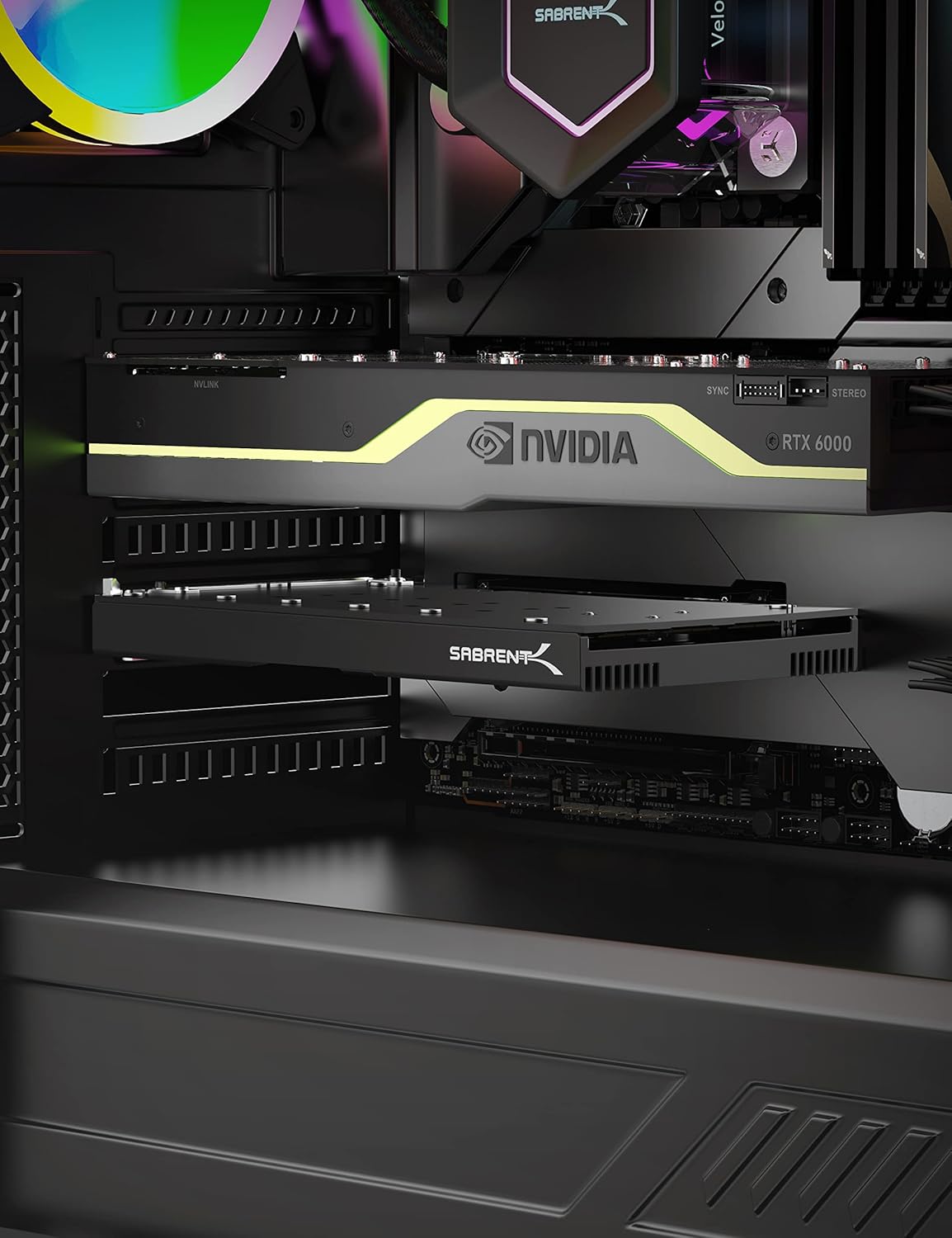 Sabrent Scheda Adattatore 4 Unità SSD NVMe a PCIe 4.0 X16 - immagine 6