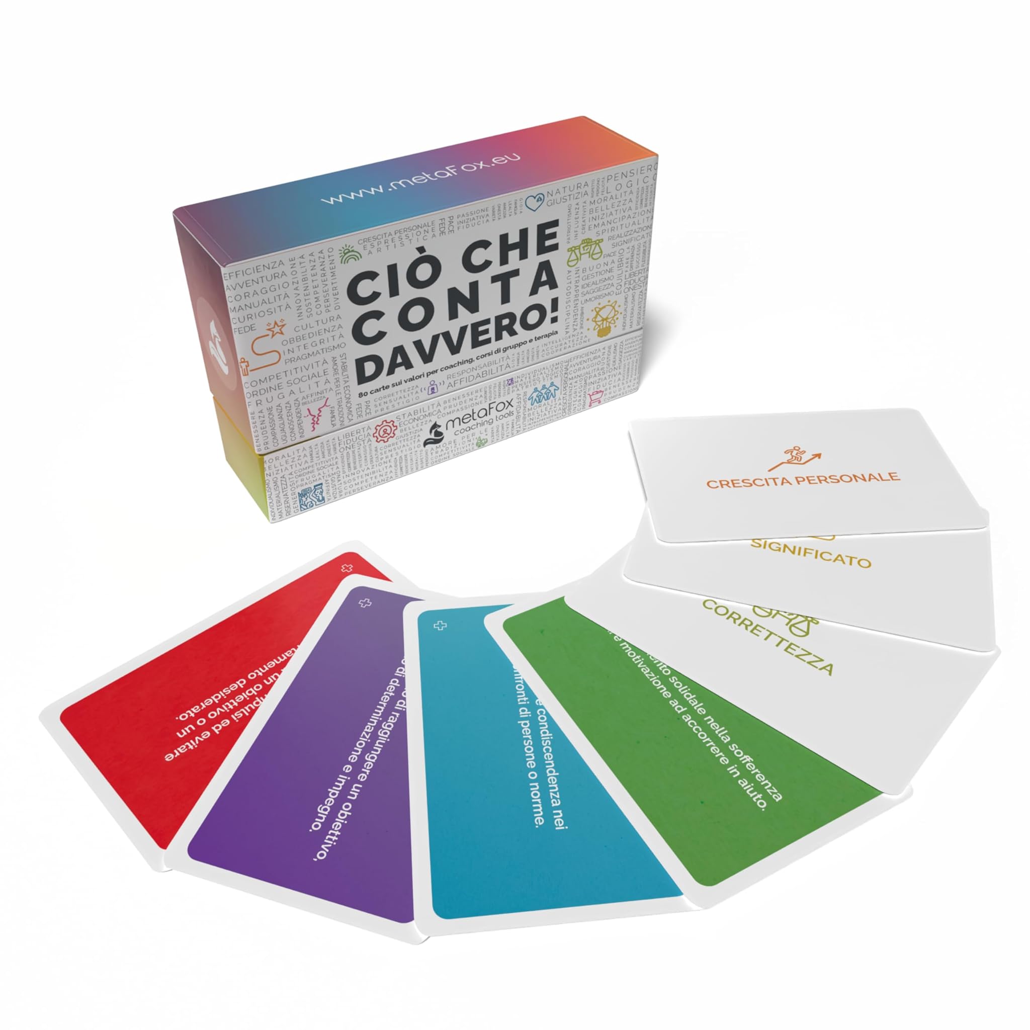 Metafox “Ciò Che Conta Davvero!” - Carte sui Valori