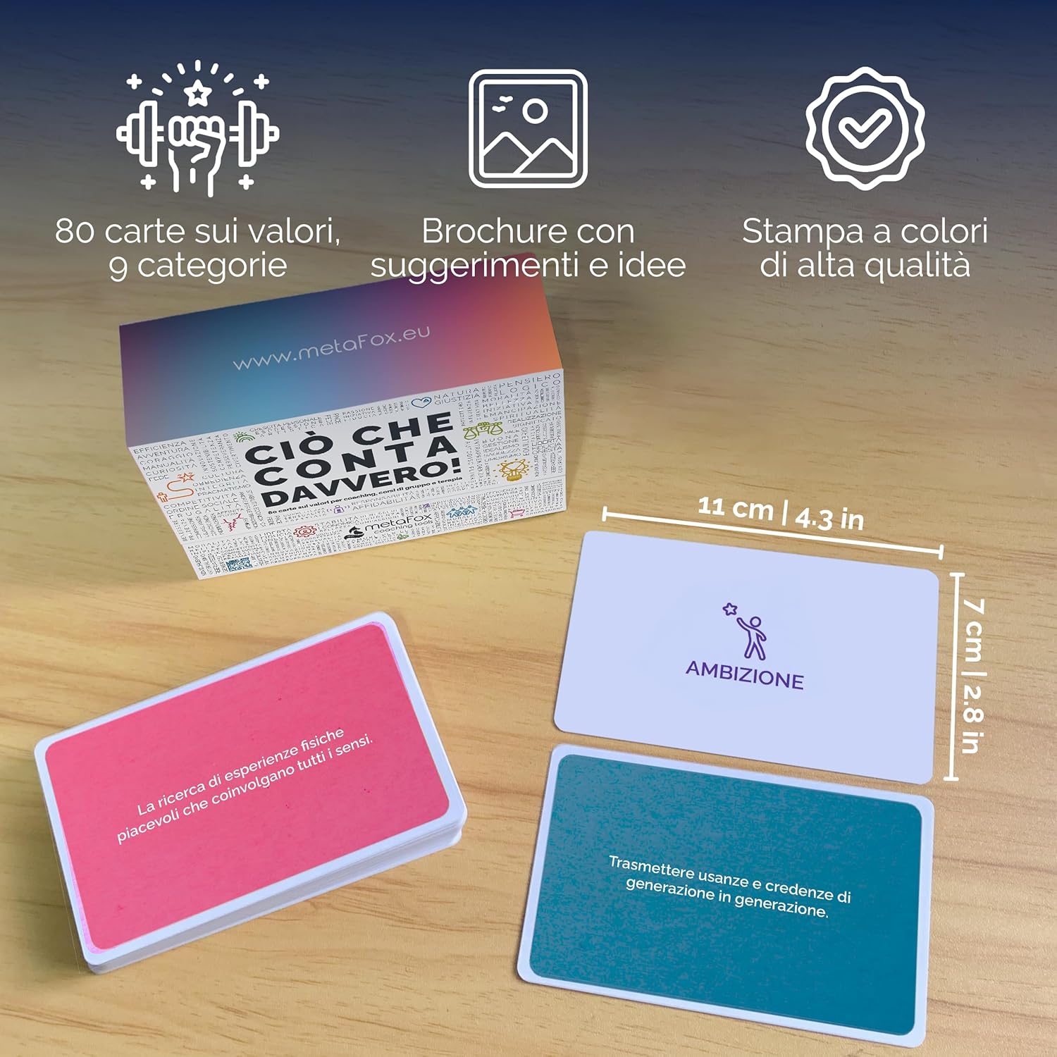 Metafox “Ciò Che Conta Davvero!” - Carte sui Valori - immagine 3