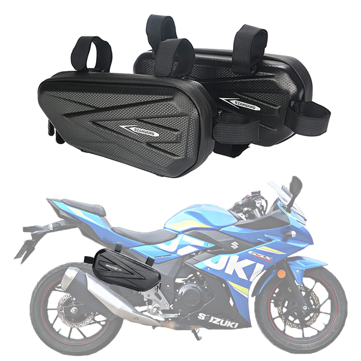 Borsa da Sella Moto Impermeabile in EVA, 2 Pezzi