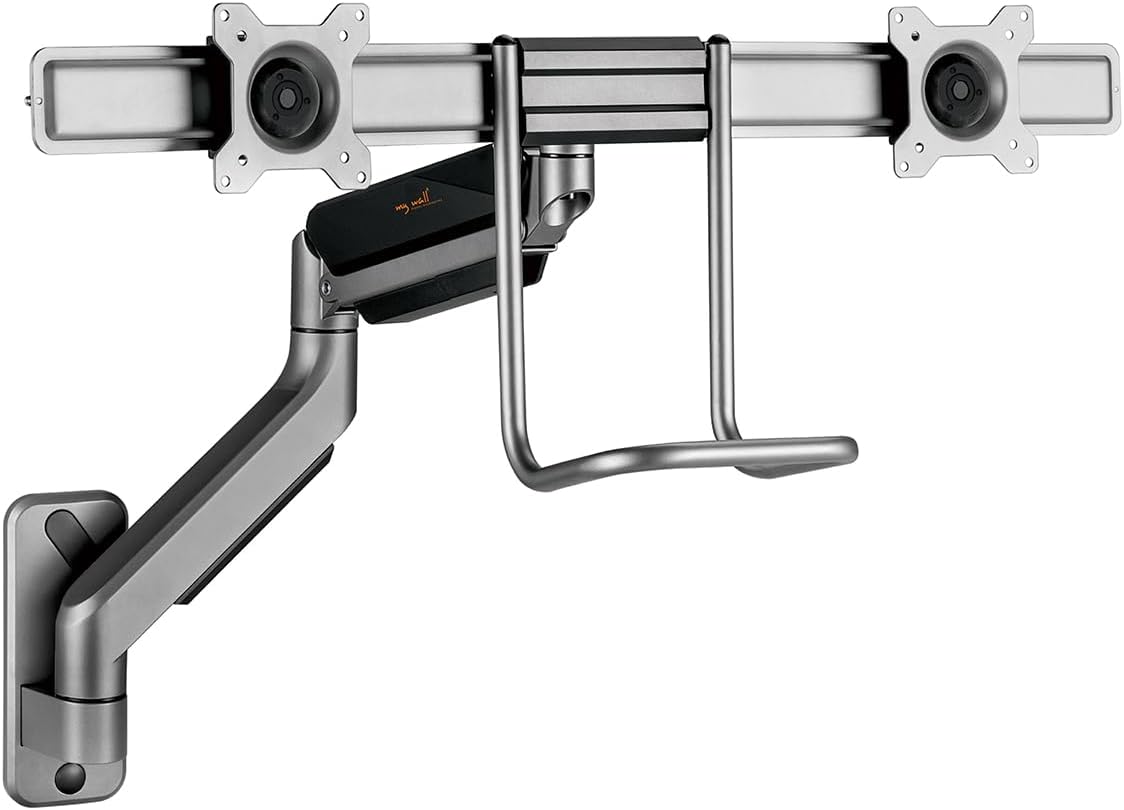 HL53L - Supporto da Parete per 2 Schermi 17"-32" - immagine 1