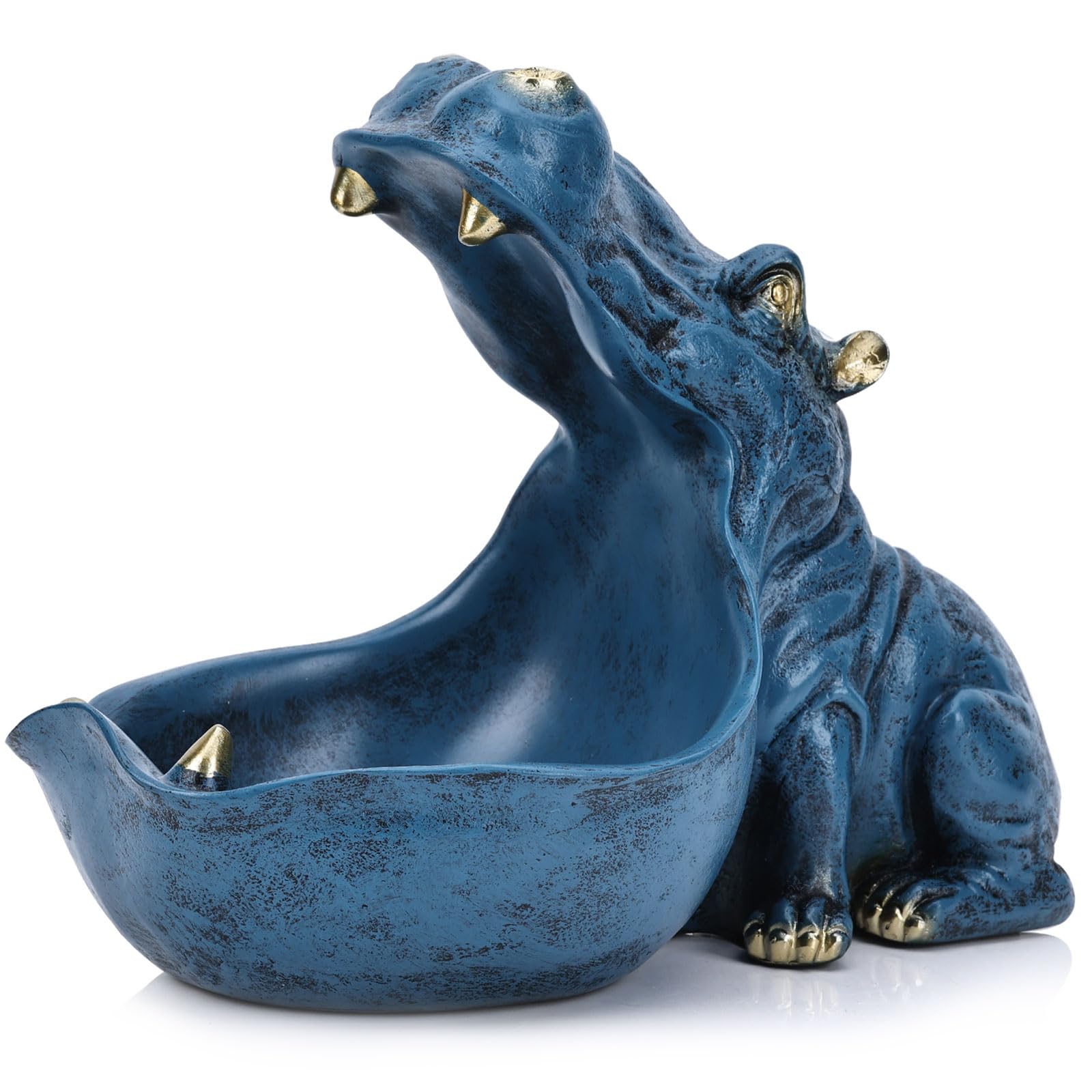 Statua Ippopotamo in Resina, Supporto Multiuso