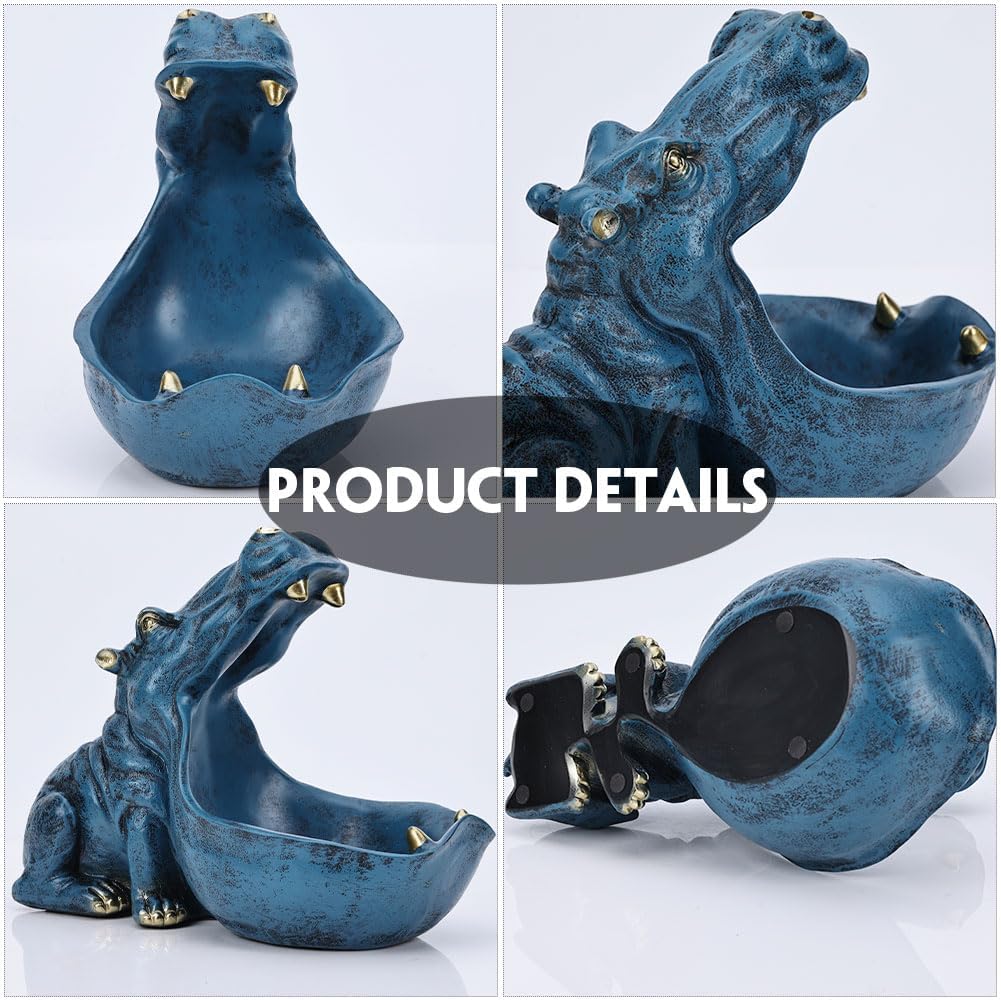 Statua Ippopotamo in Resina, Supporto Multiuso - immagine 3