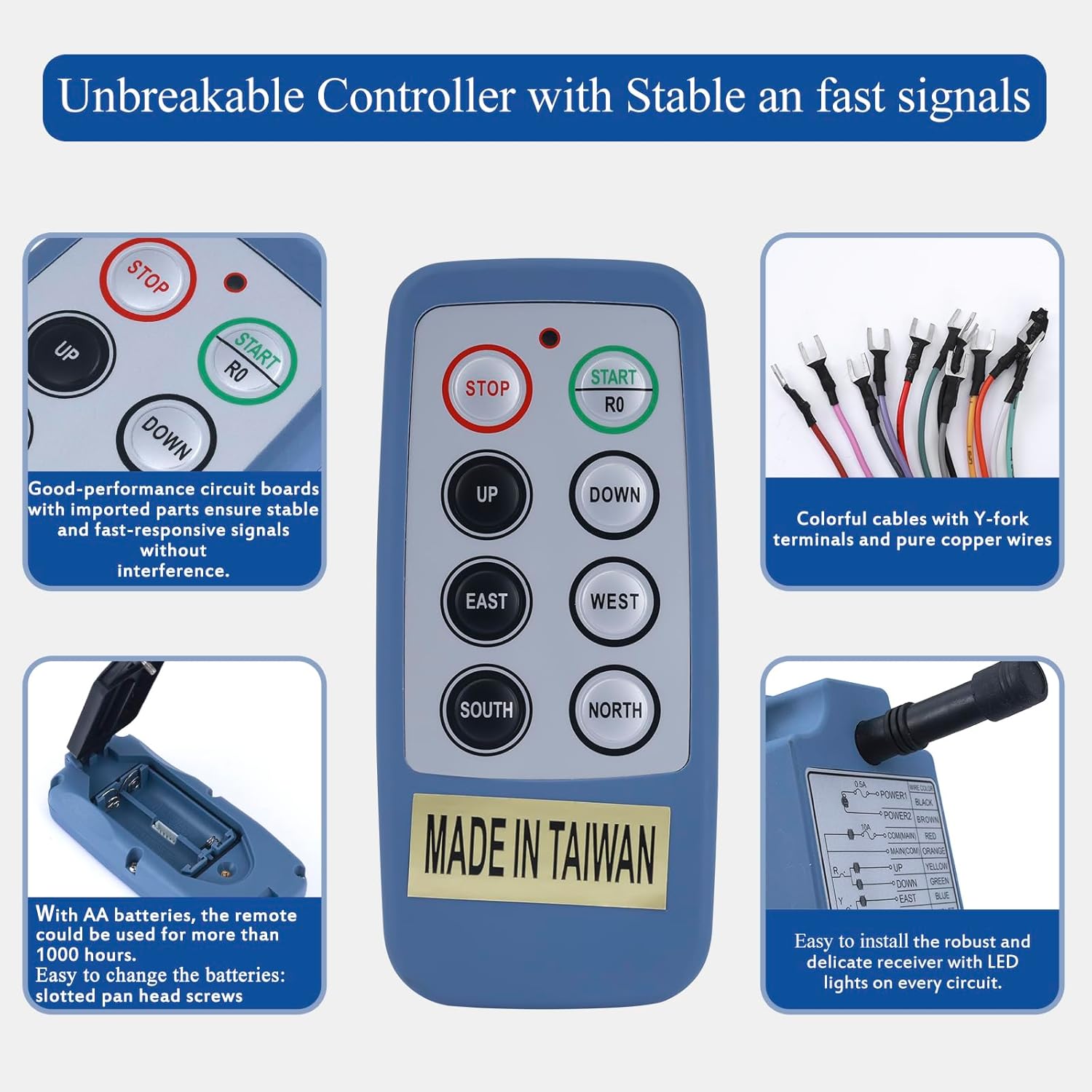 Saga-L8 Mini Telecomando Wireless per Gru 6 Canali - immagine 4