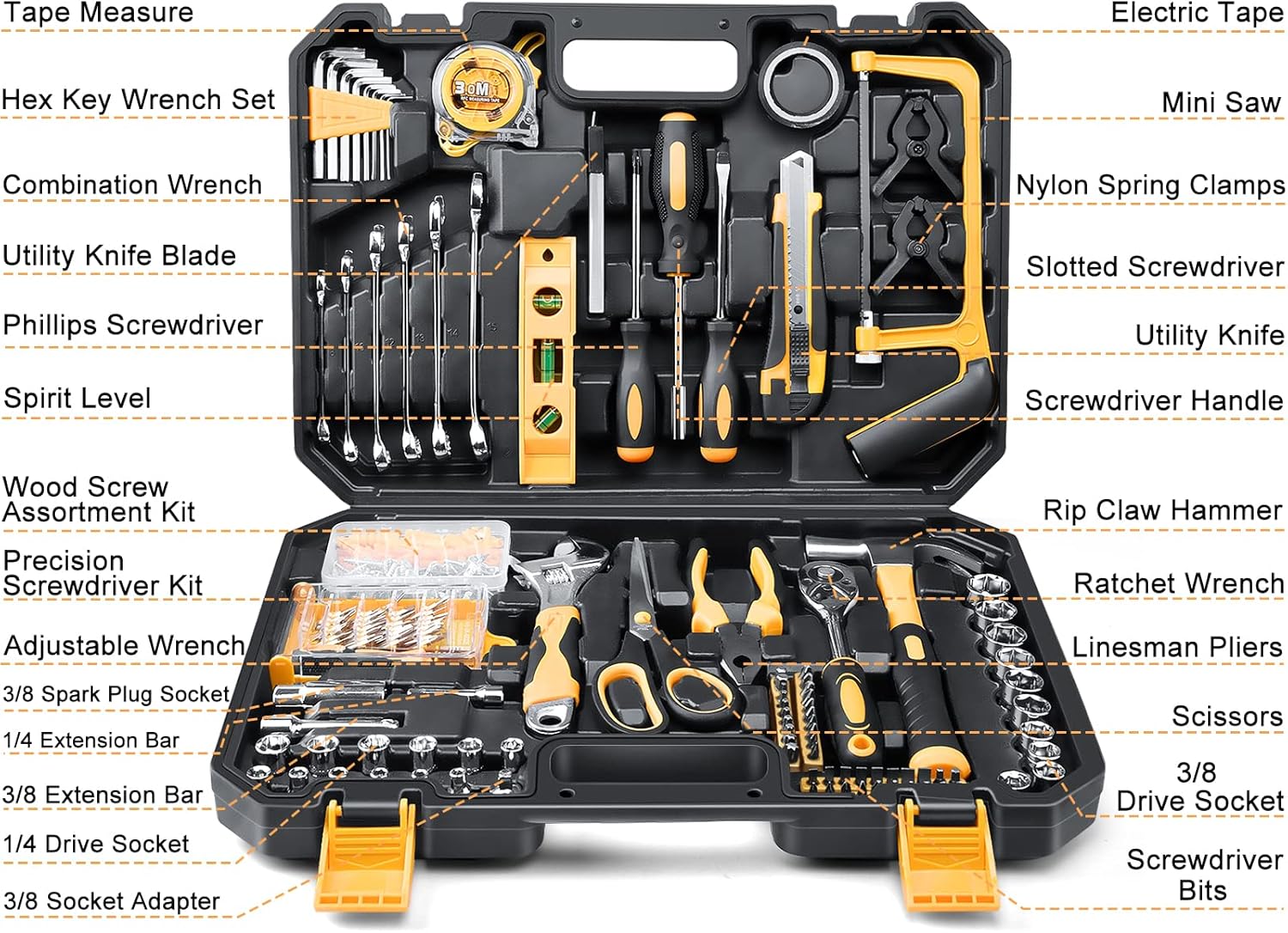 Sundpey Kit di attrezzi per la casa 258-PC - immagine 2