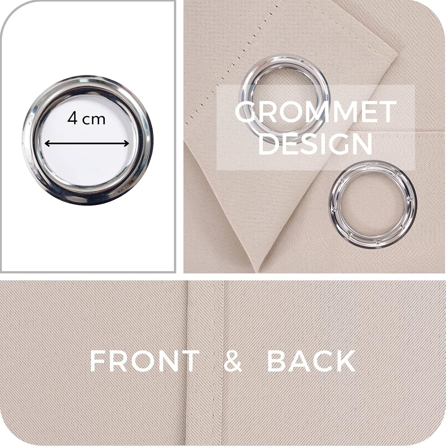 Mrtrees Tende Oscuranti Termiche 2 Pezzi 140x270cm - immagine 4