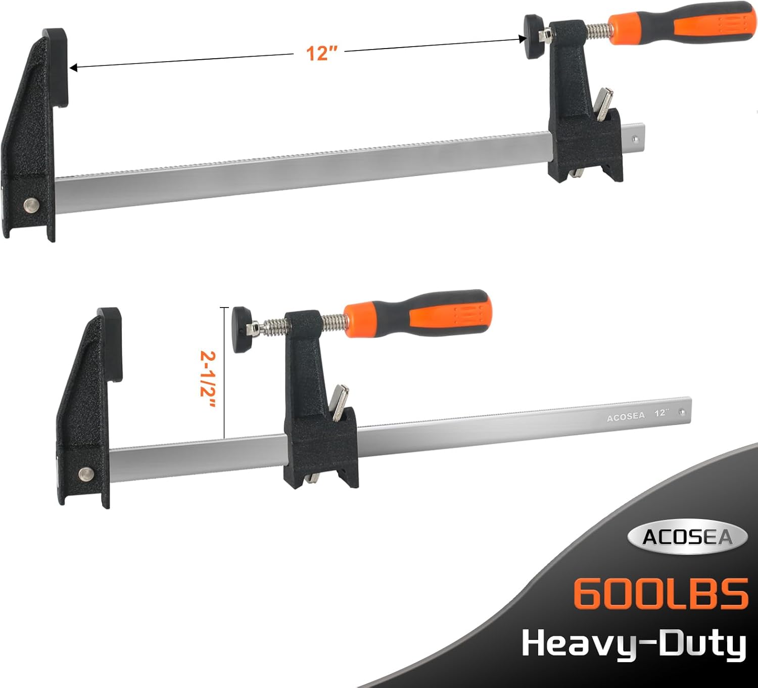 Morsetti per Legno 30,5 cm, Resistenti (4 Pezzi) - immagine 2