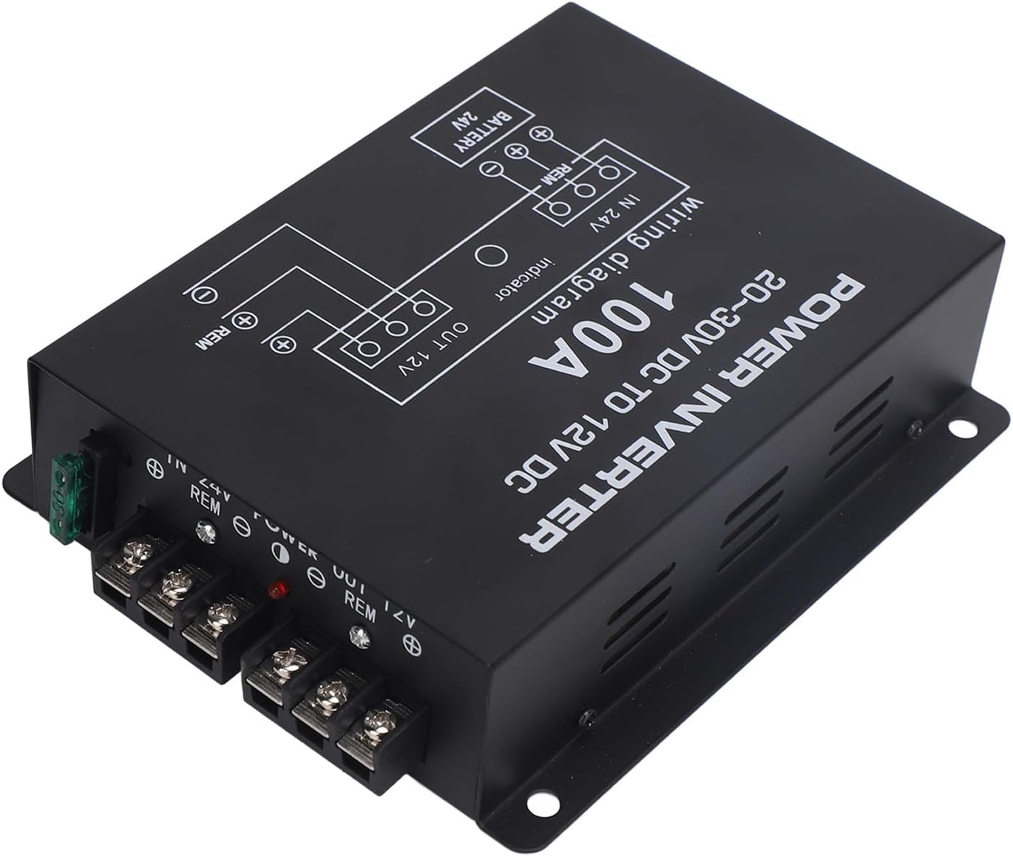 Convertitore Riduttore di Tensione 24V a 12V 100A - immagine 1