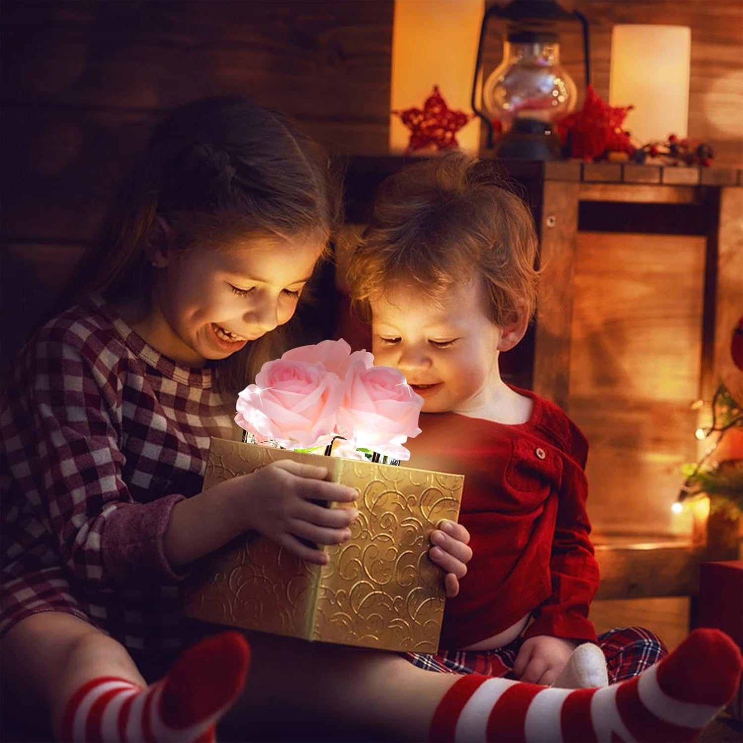 ALEENFOON Lampada da Notte in Cristallo Rosa - immagine 6