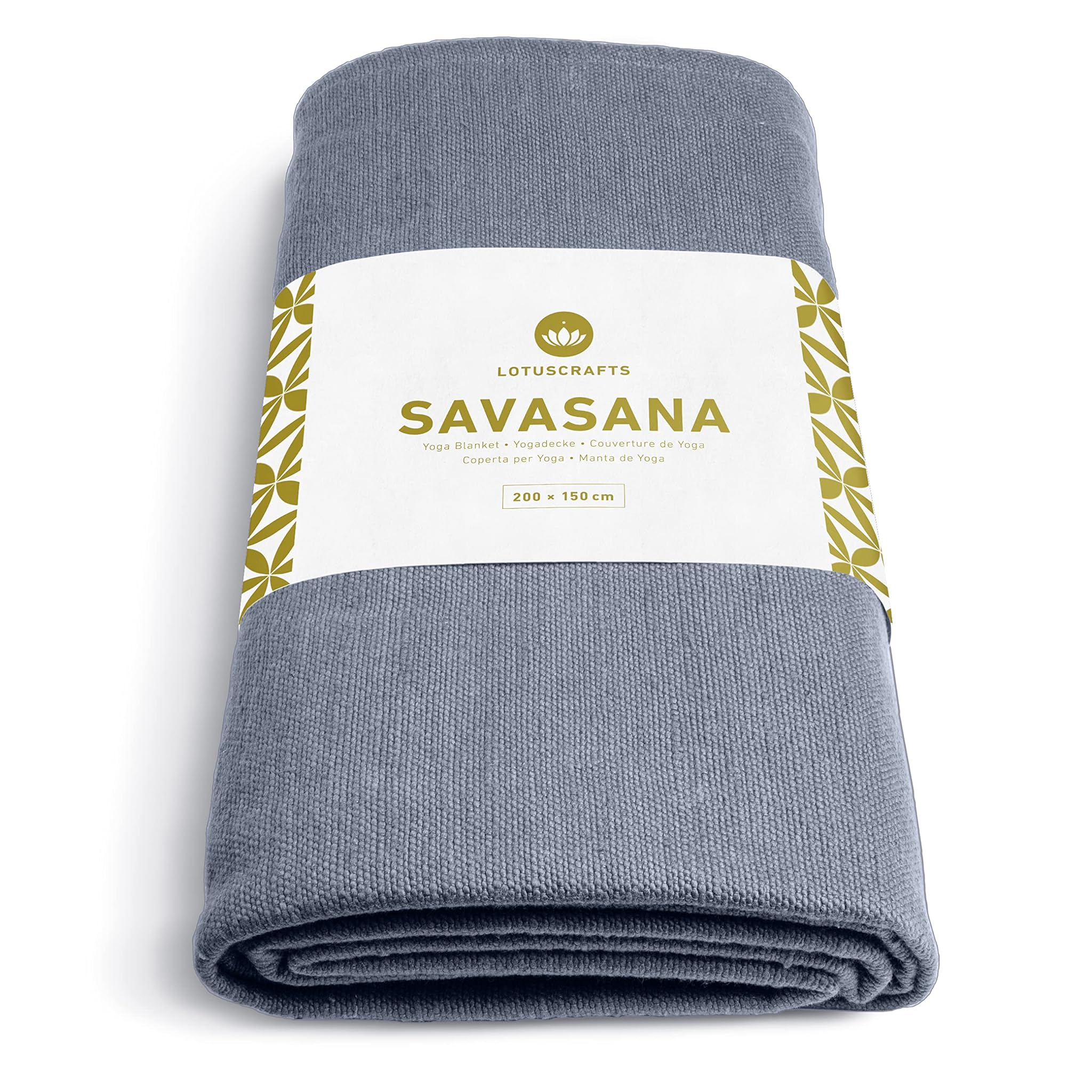 Lotuscrafts Coperta Yoga Savasana in Cotone 200x150 cm