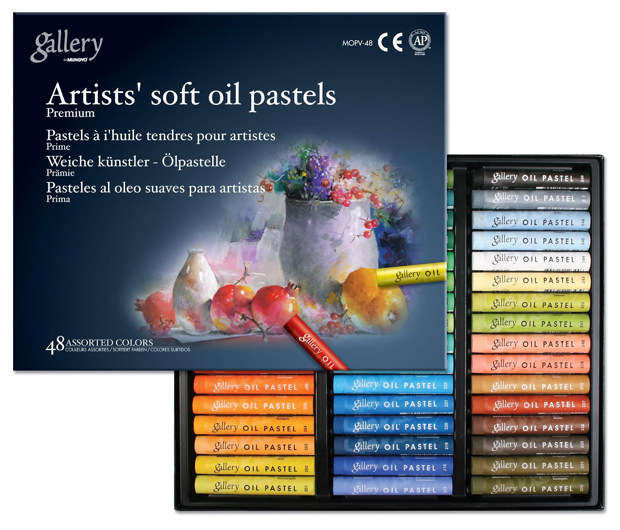 Mungyo Gallery Set 48 Pastelli a Olio Morbido
