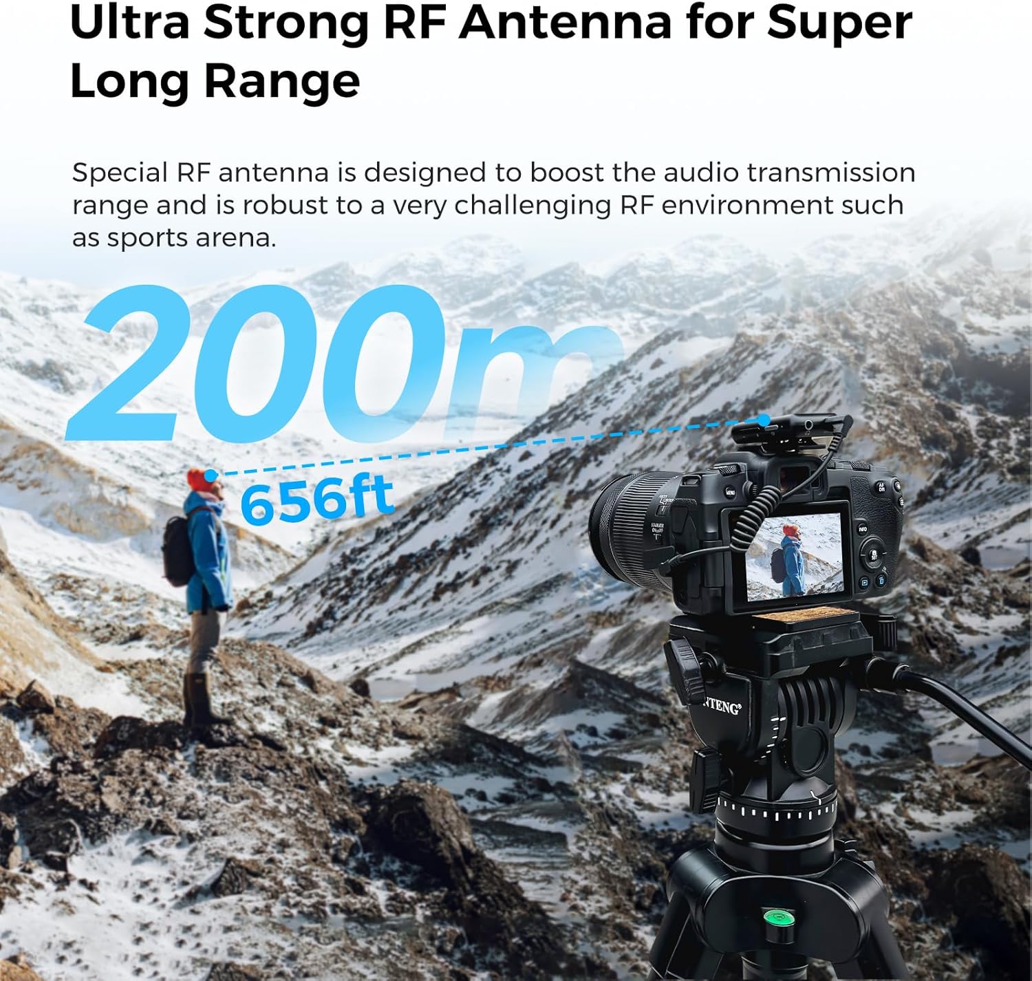 Nearstream Microfono Lavalier Wireless ENC 200m - immagine 5