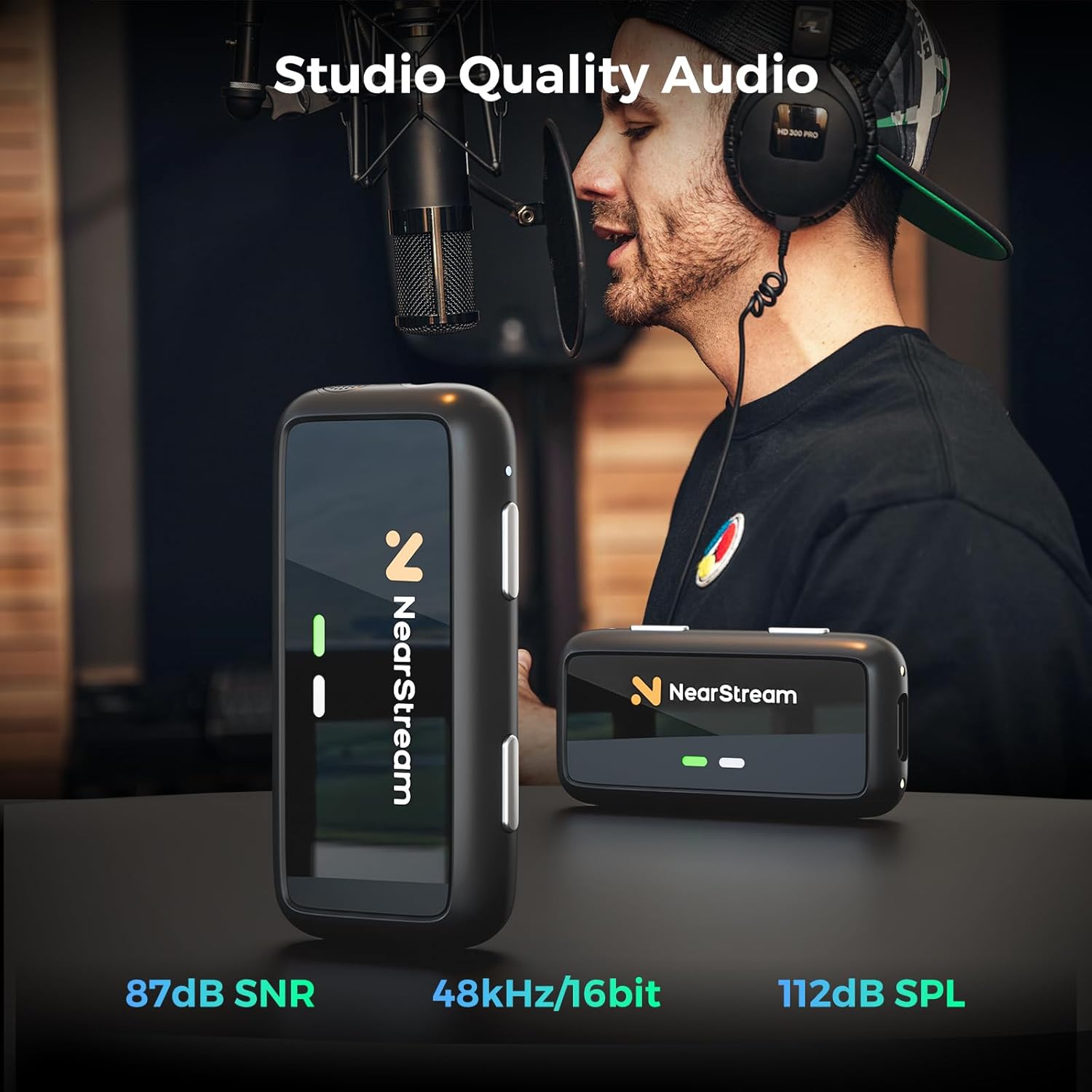 Nearstream Microfono Lavalier Wireless ENC 200m - immagine 7