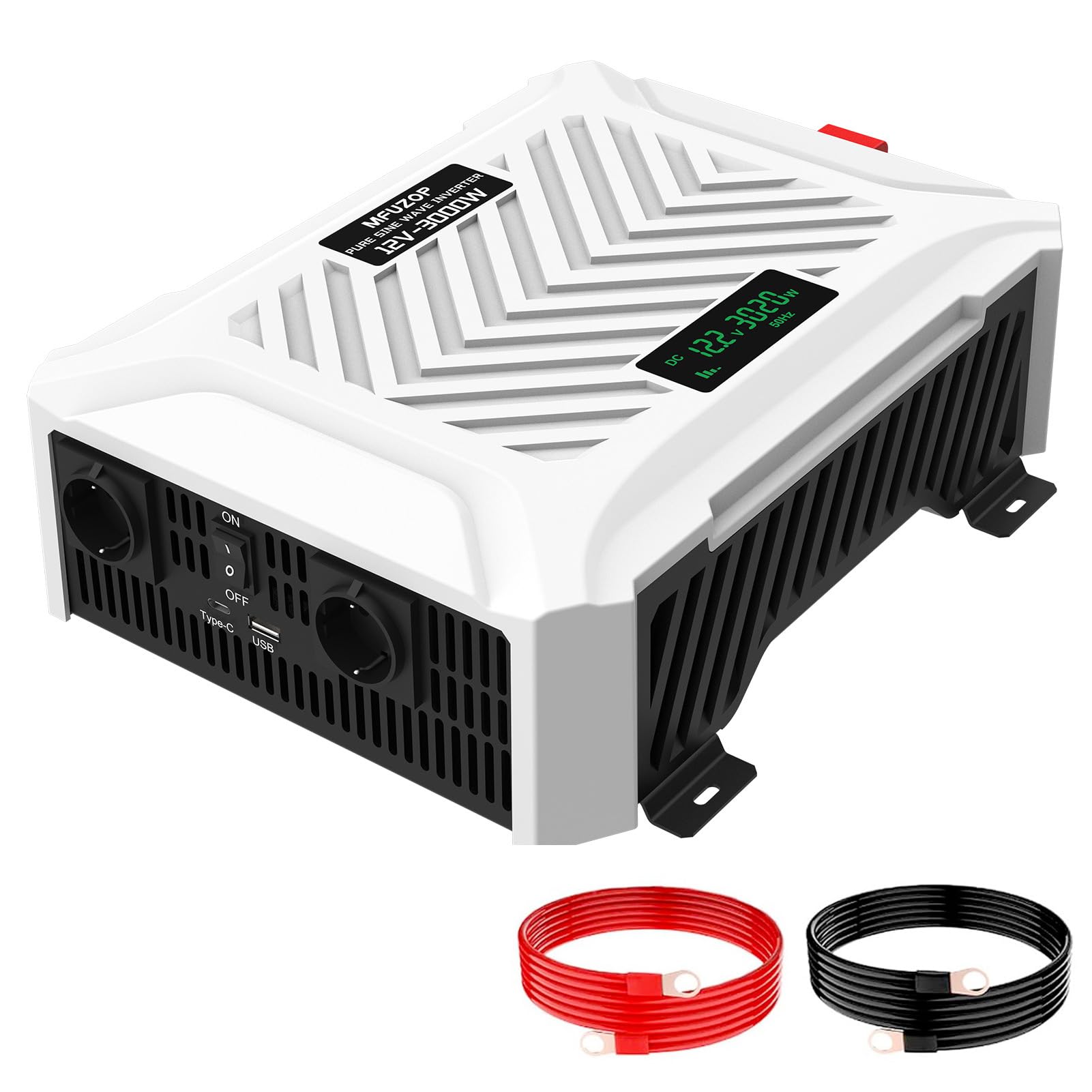 Mfuzop Power Inverter 12V 220V/230V Onda Pura 3000W