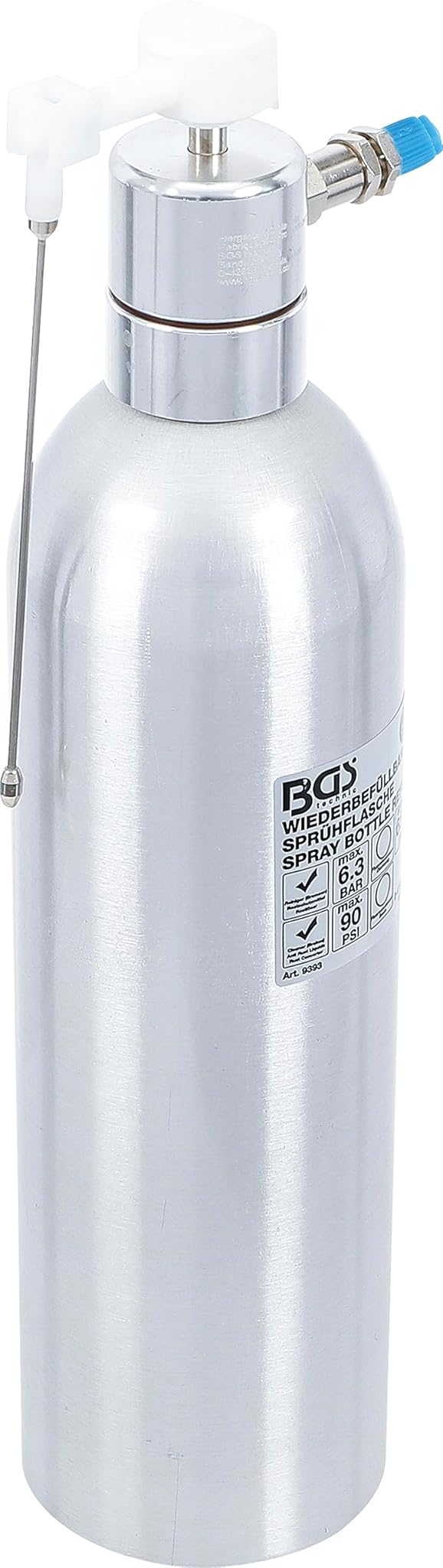 Frasco atomizador de aire comprimido | versión de aluminio | 650 ml