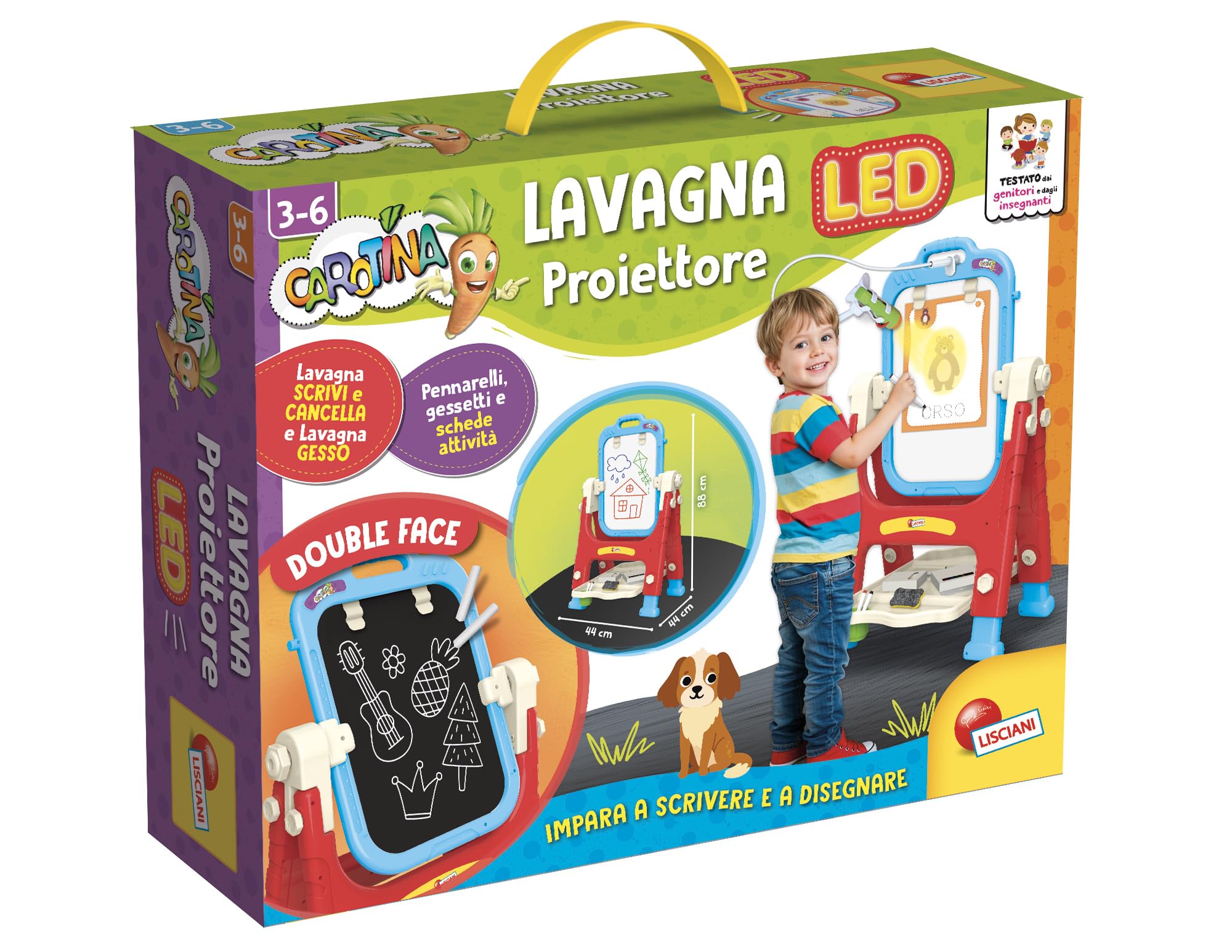 CAROTINA LAVAGNA PROIETTORE LED