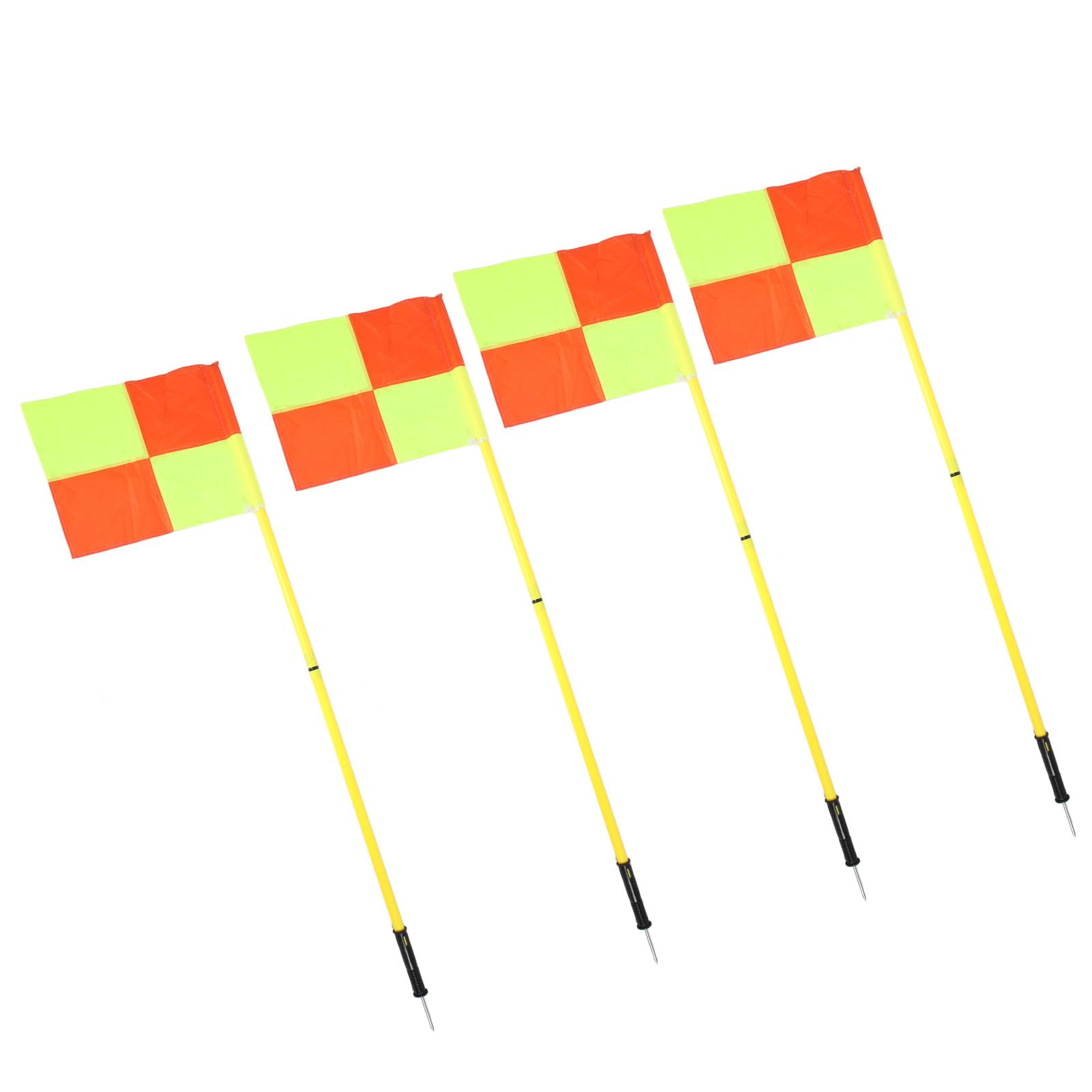 Set di Bandiere Angolari per Campo da Calcio con Aste 1,5M