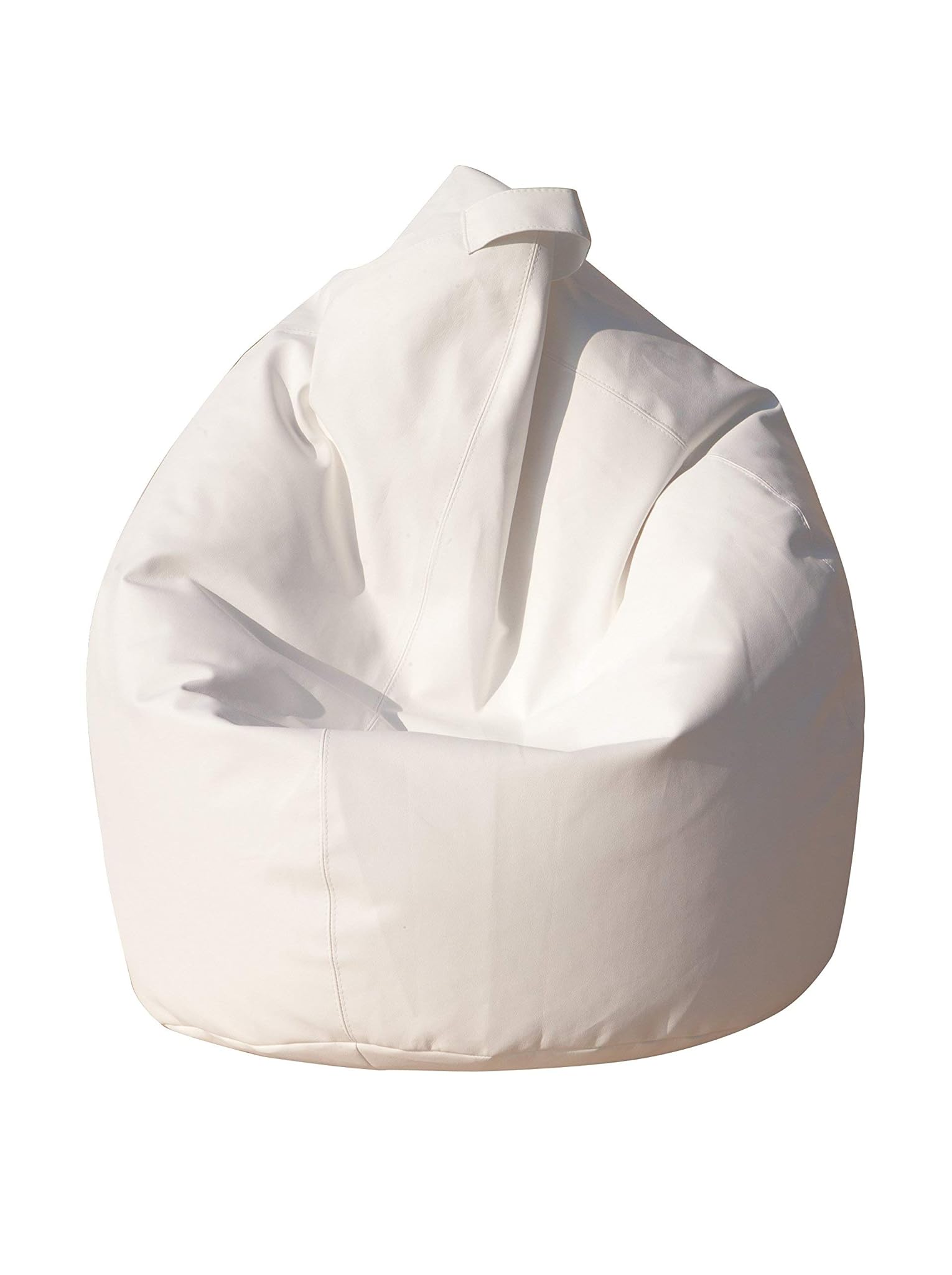 13Casa Dea Poltrona a Sacco, finta pelle, Bianco, 70 x 110 cm