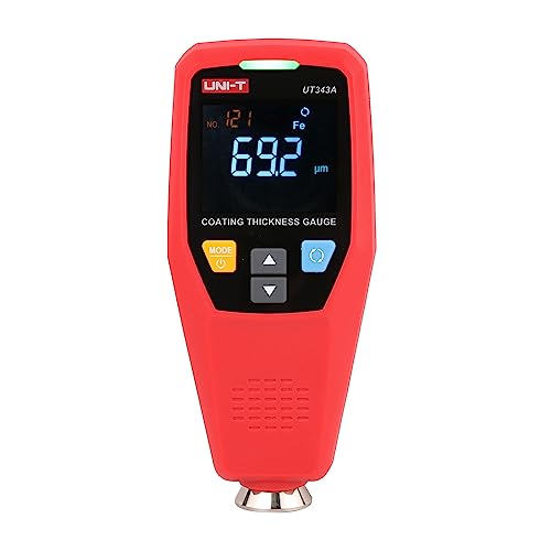 UT343A - Spessimetro Digitale, Misuratore di Spessore per Auto, con Dati USB