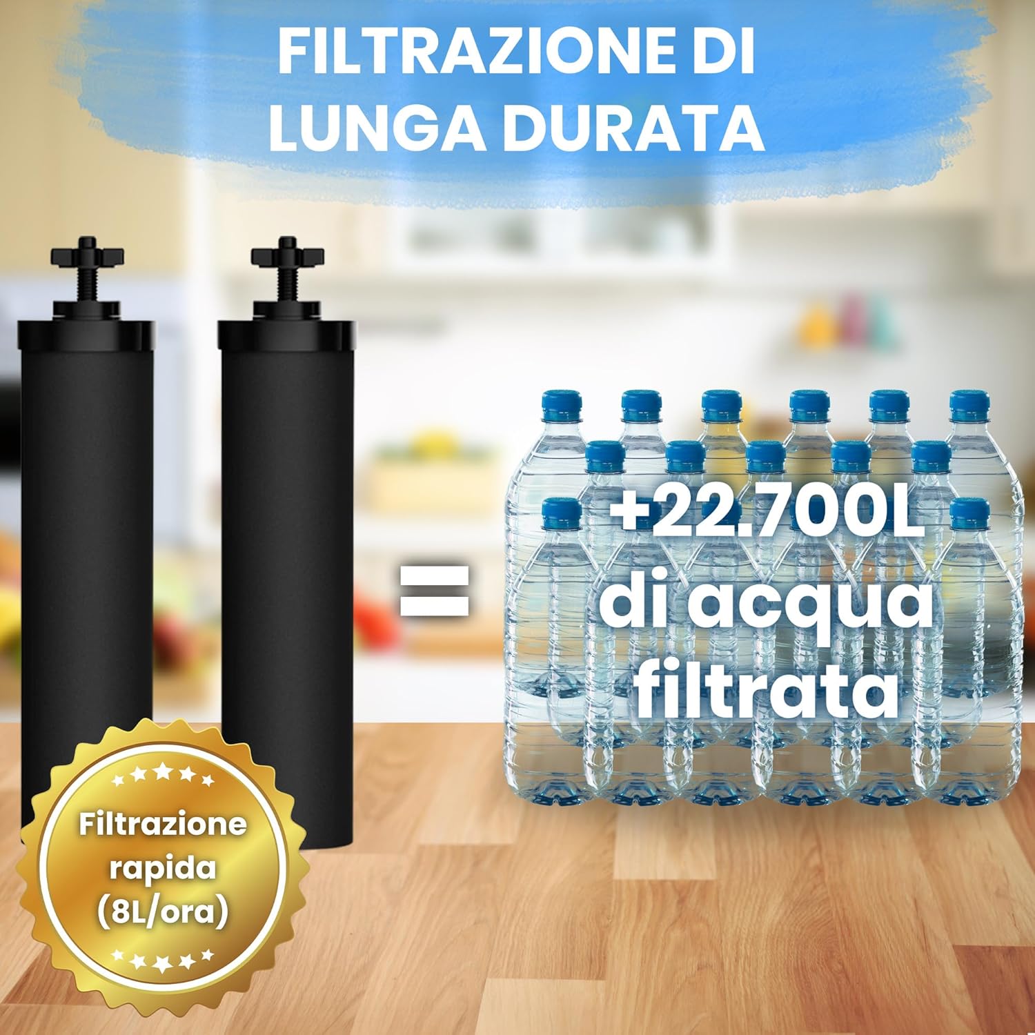 Due Elementi Filtranti per Acqua per Filtro Berkey - immagine 4