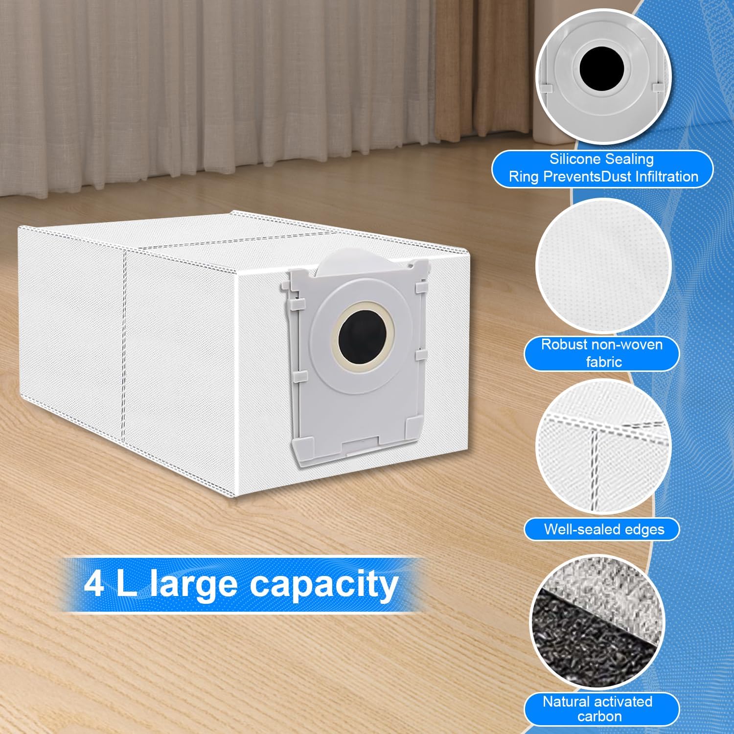 Sacchetti per Aspirapolvere DEEBOT (12 pezzi) - immagine 4