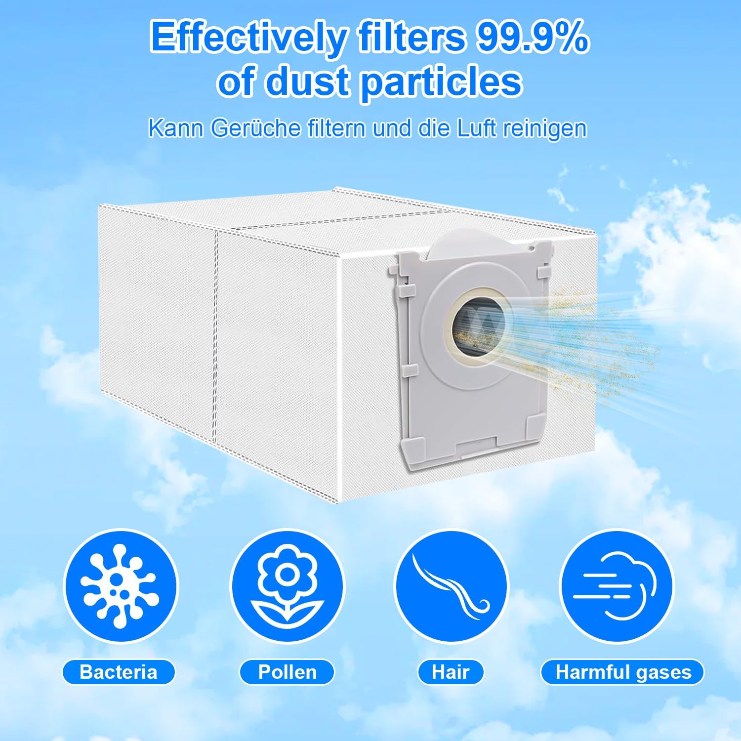 Sacchetti per Aspirapolvere DEEBOT (12 pezzi) - immagine 6