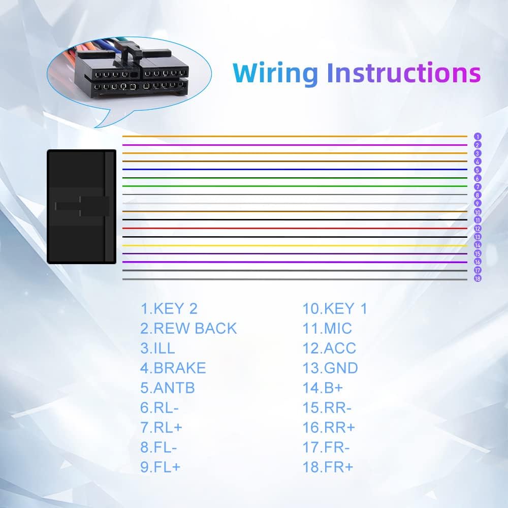 Podofo Autoradio 1 Din Carplay Android Auto 7" Retrattile - immagine 8
