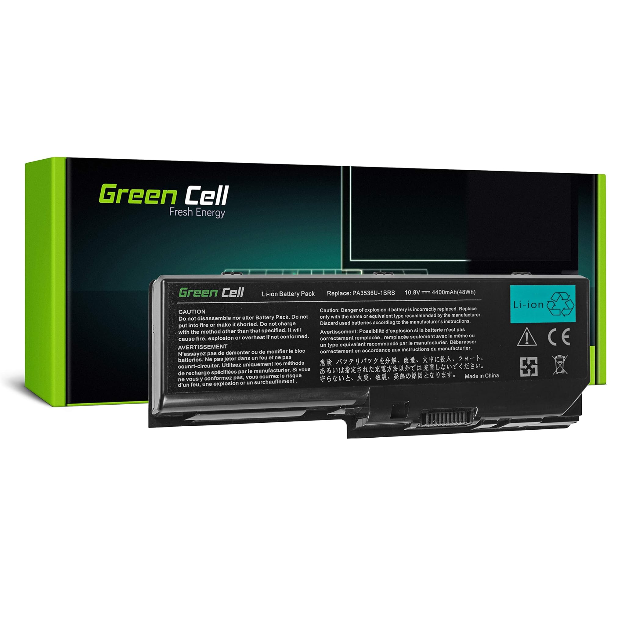 Green Cell Batteria per Portatile Toshiba PA3536U-1BRS