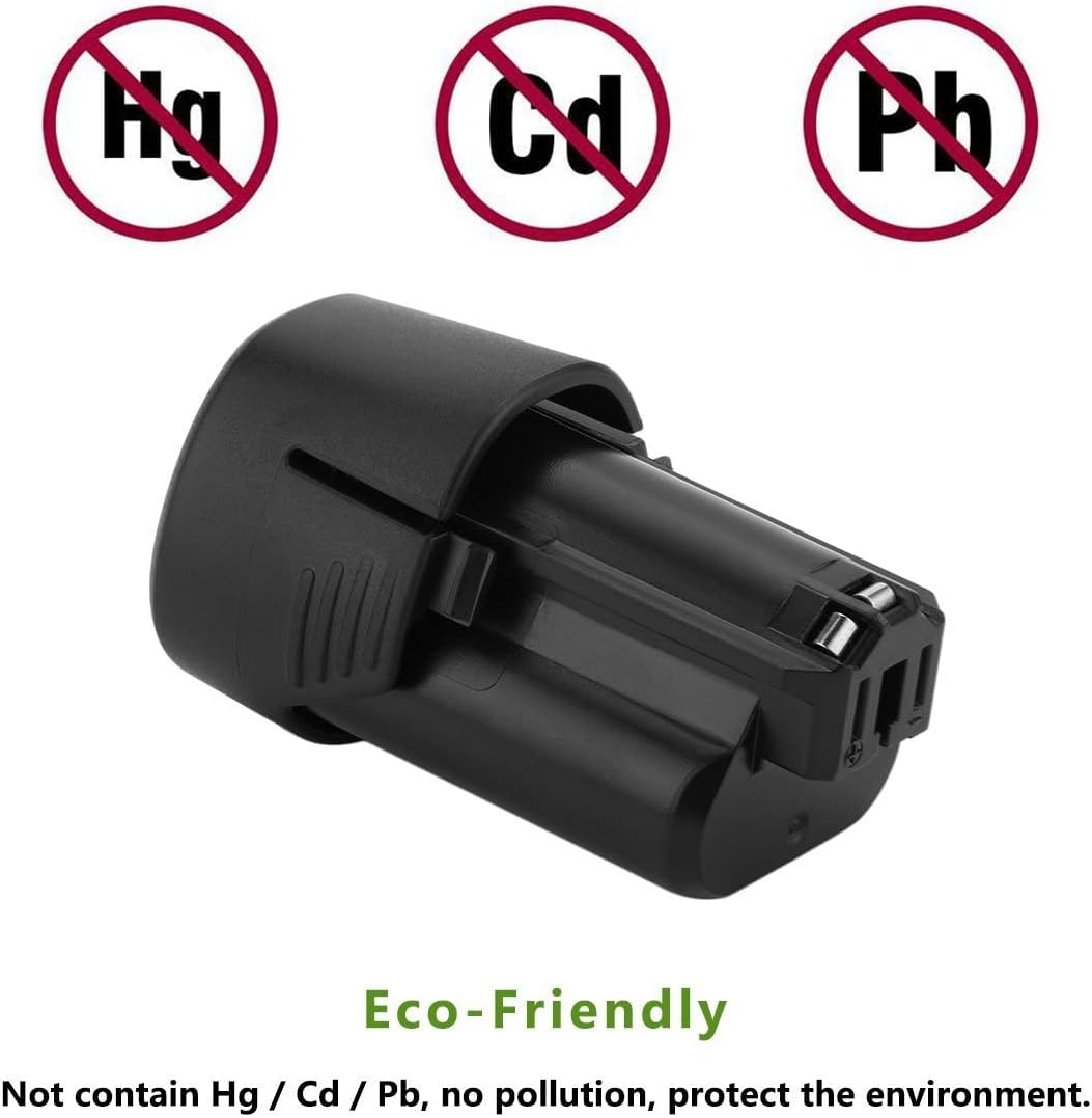 Exmate 2 Batterie di Ricambio 10,8V 3000mAh Li-Ion - immagine 6